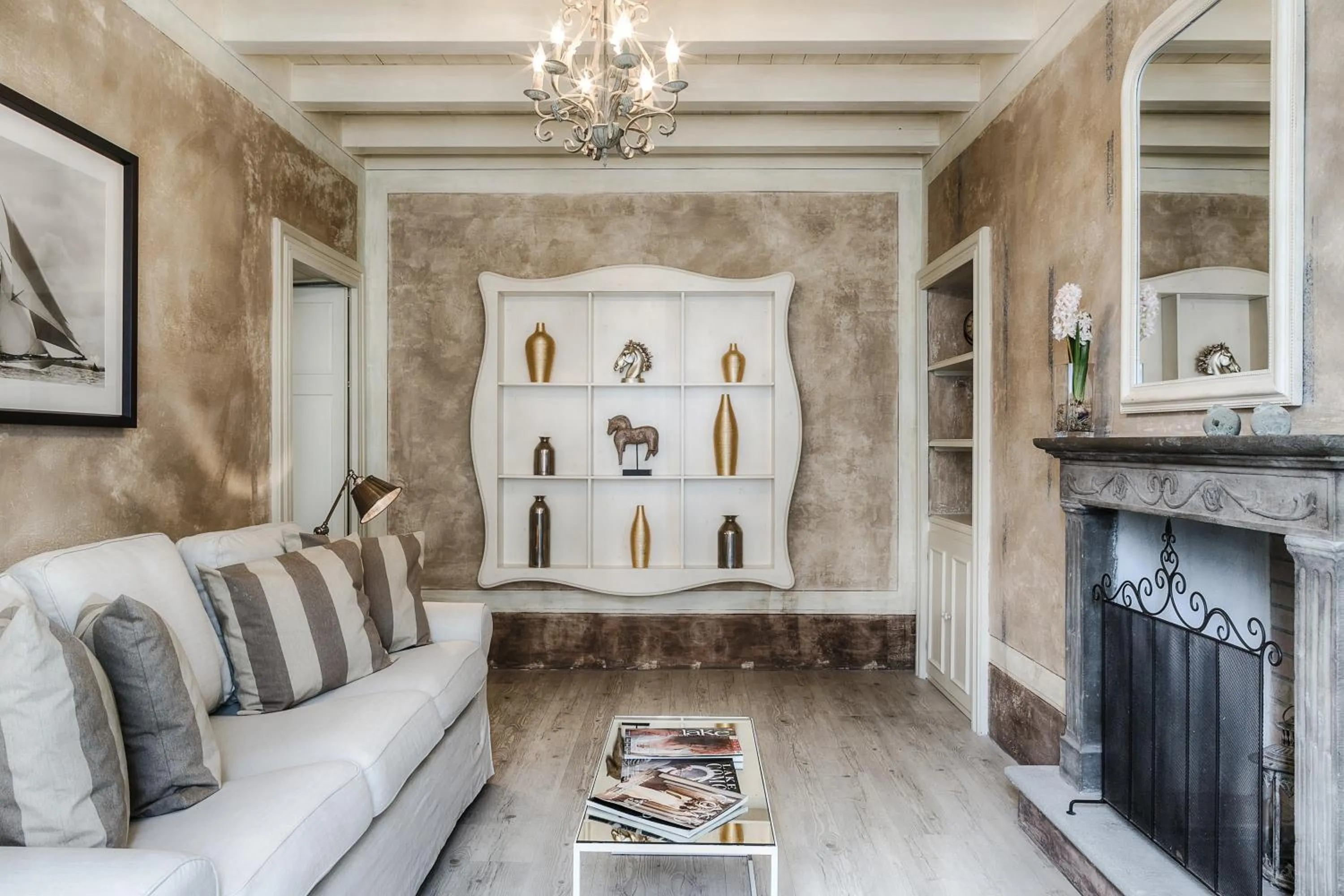 Living room in Relais Villa Vittoria