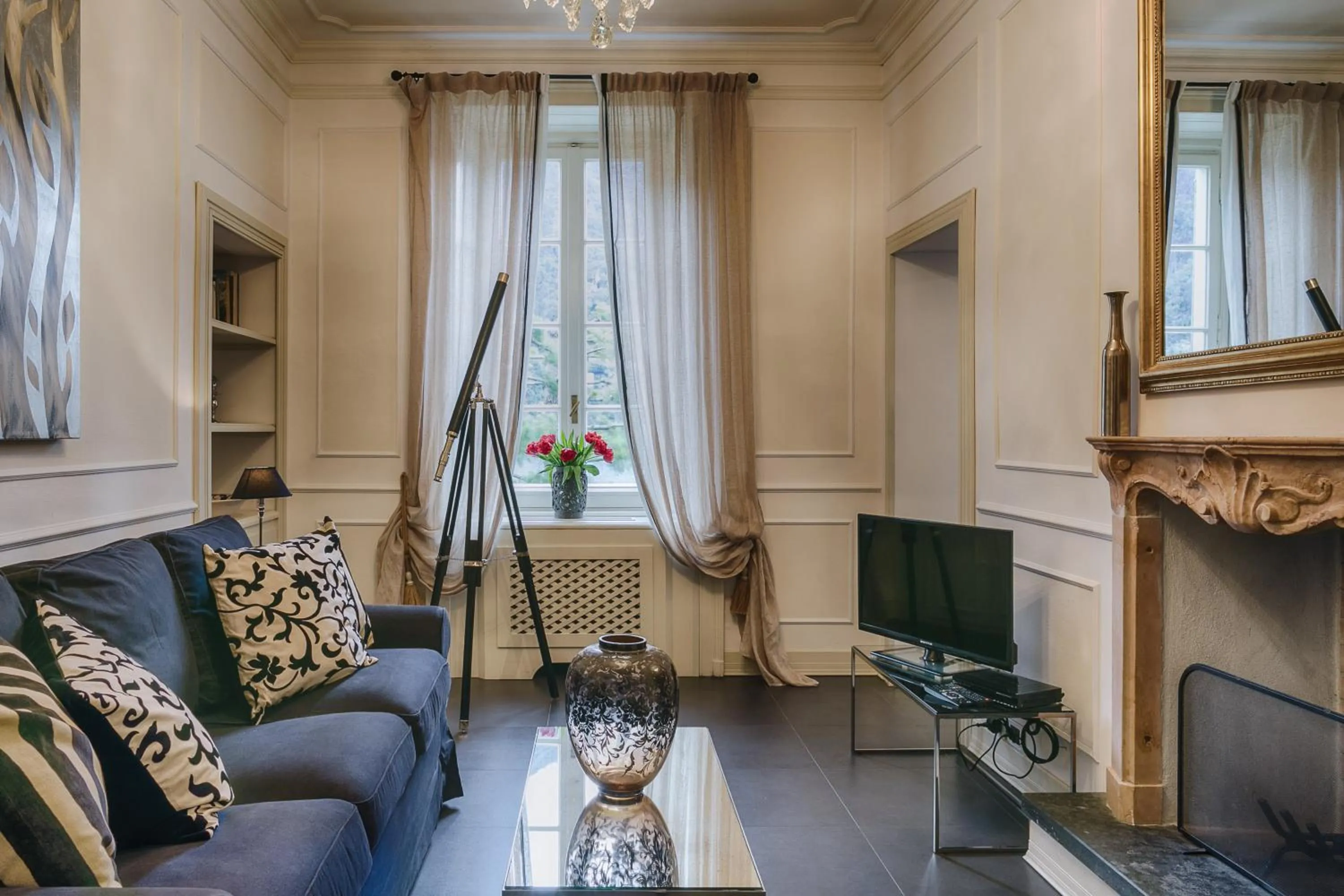 Living room in Relais Villa Vittoria