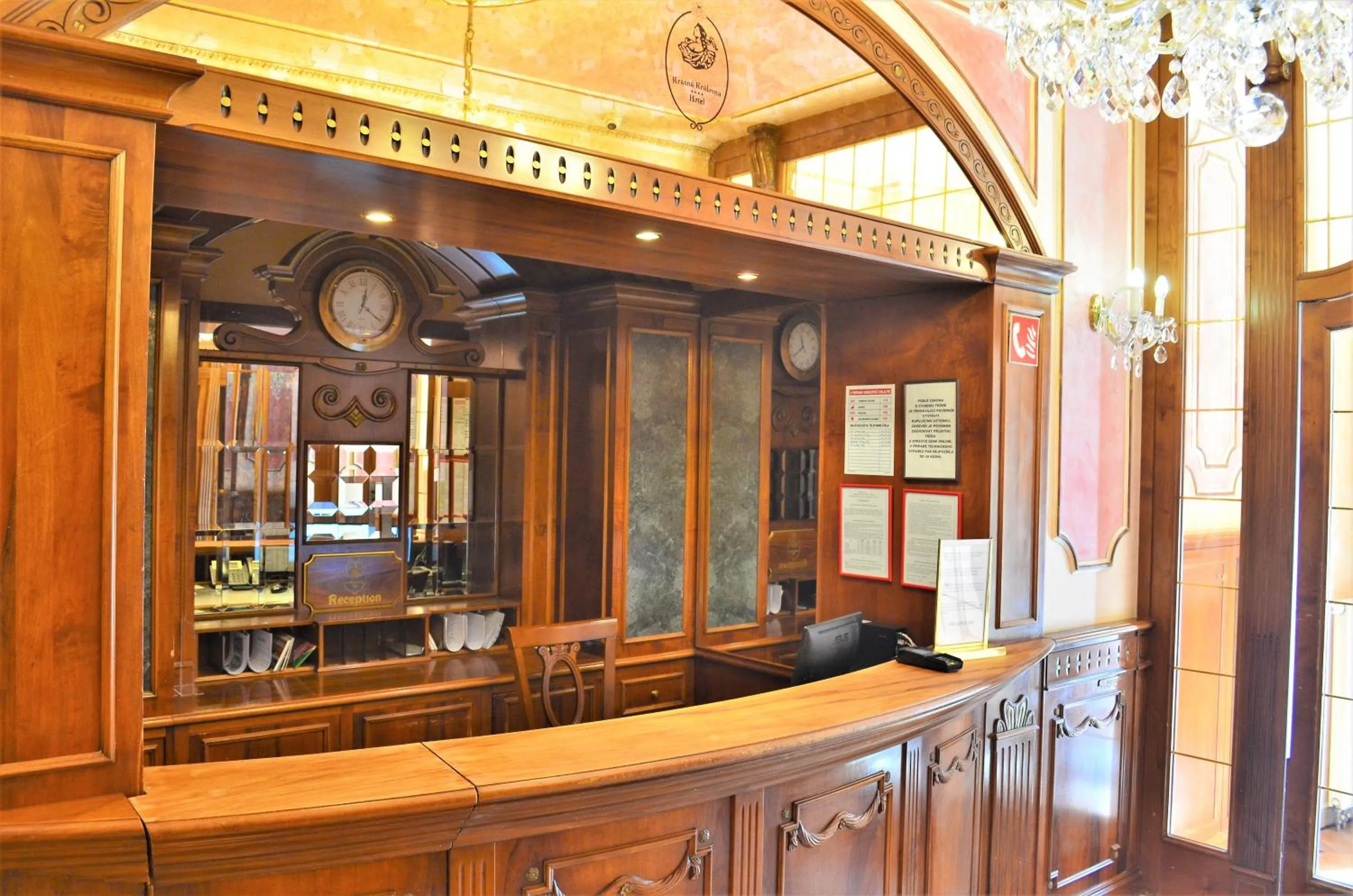 Lobby or reception in Hotel Renesance Krasna Kralovna