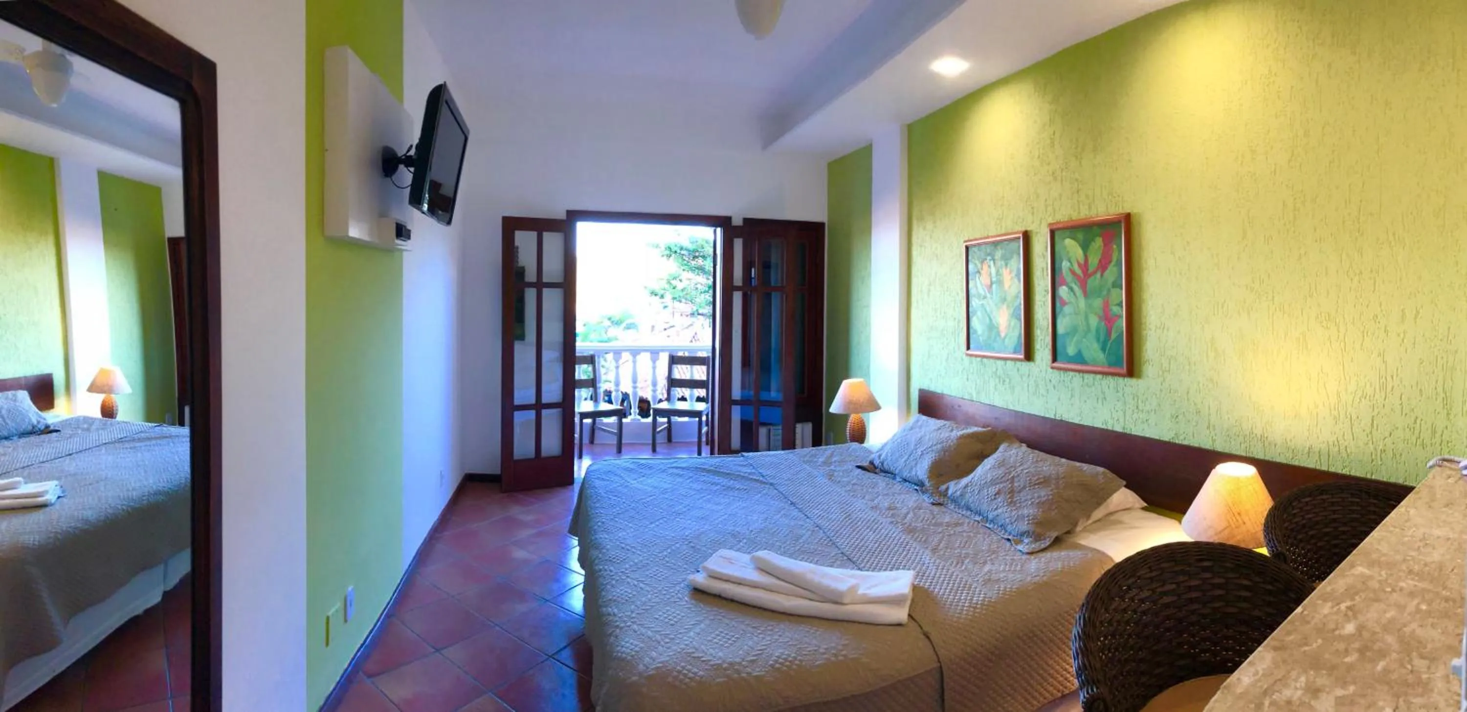 Bed in Pousada Caminho do Sol