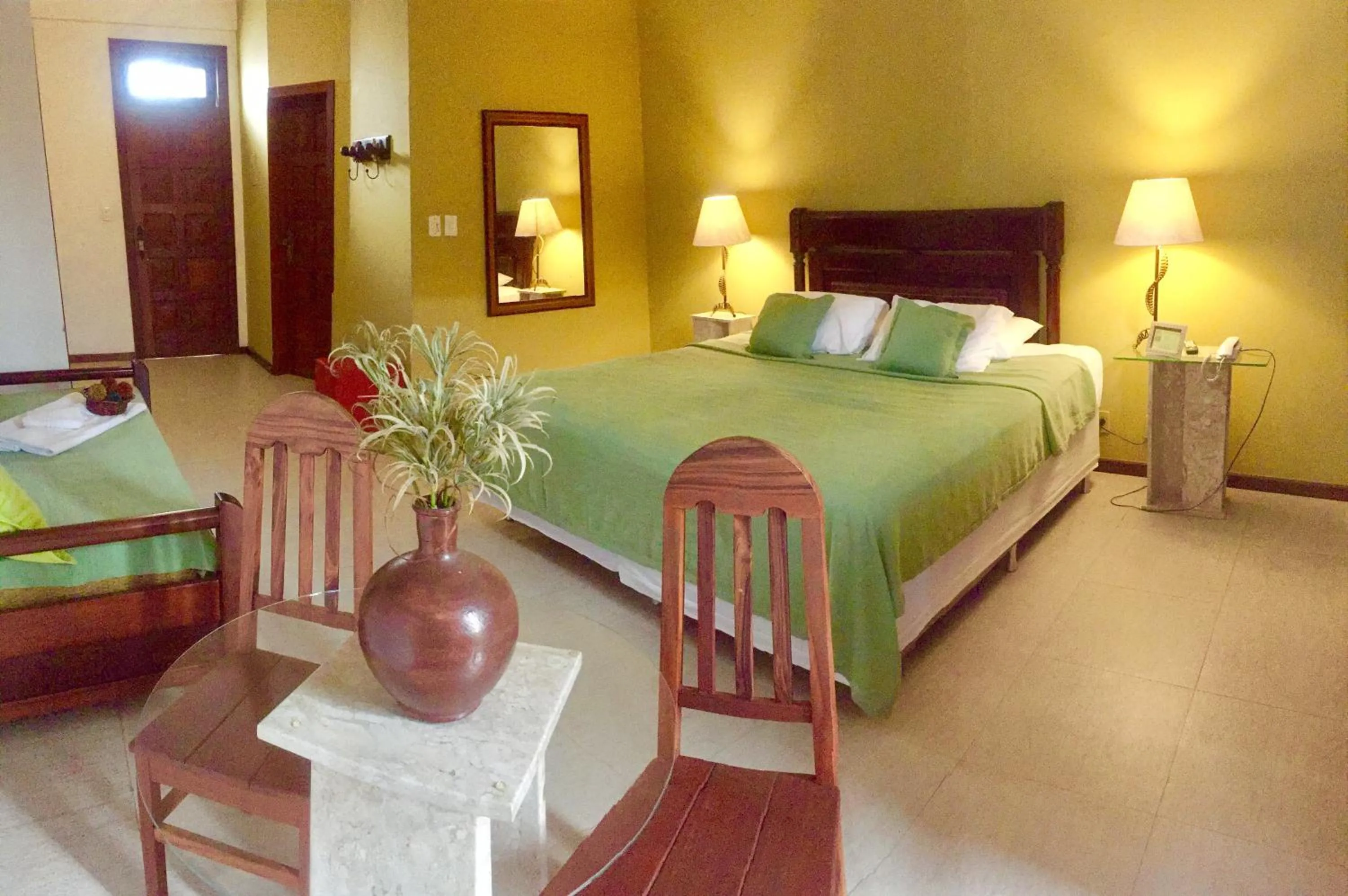 Bed in Pousada Caminho do Sol