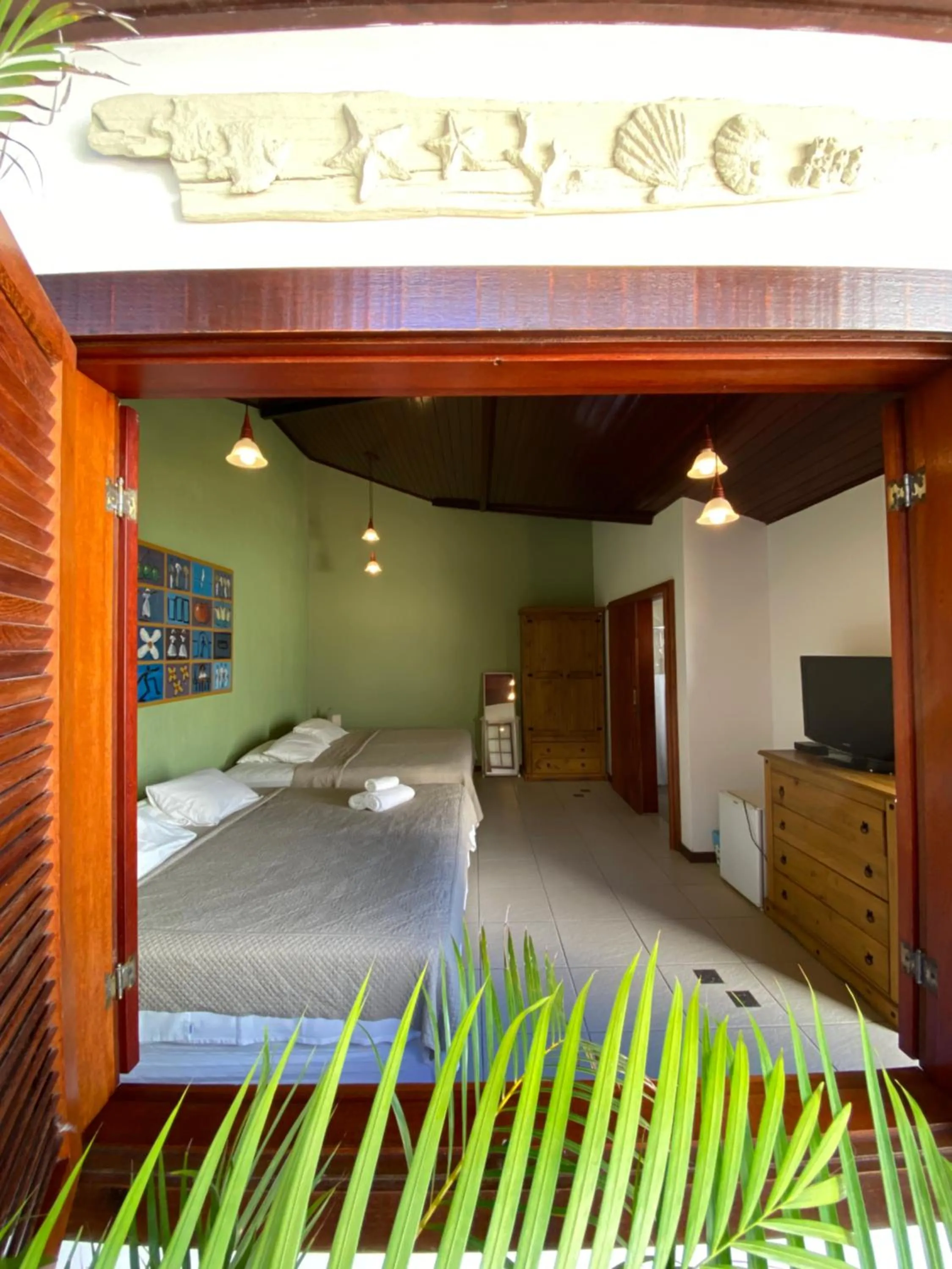 Bed in Pousada Caminho do Sol