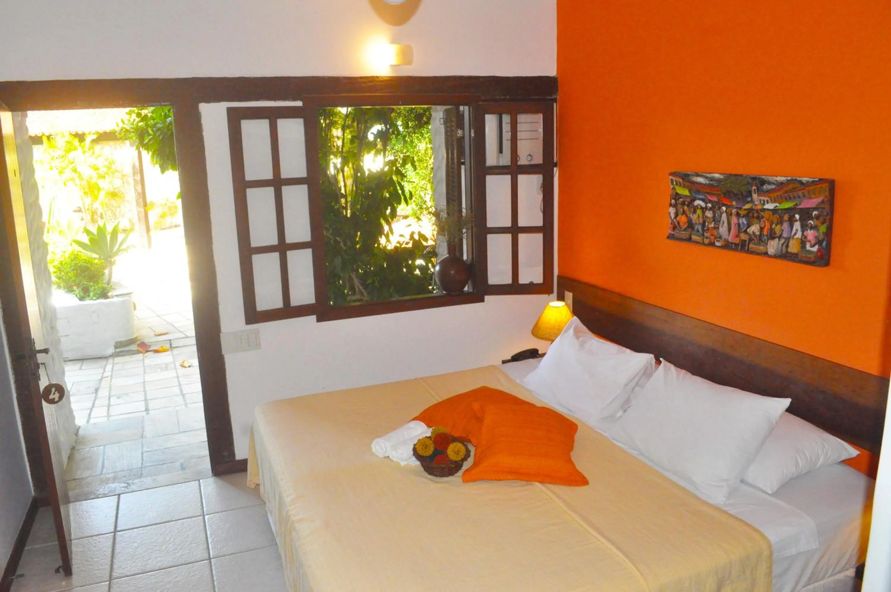 Bed in Pousada Caminho do Sol