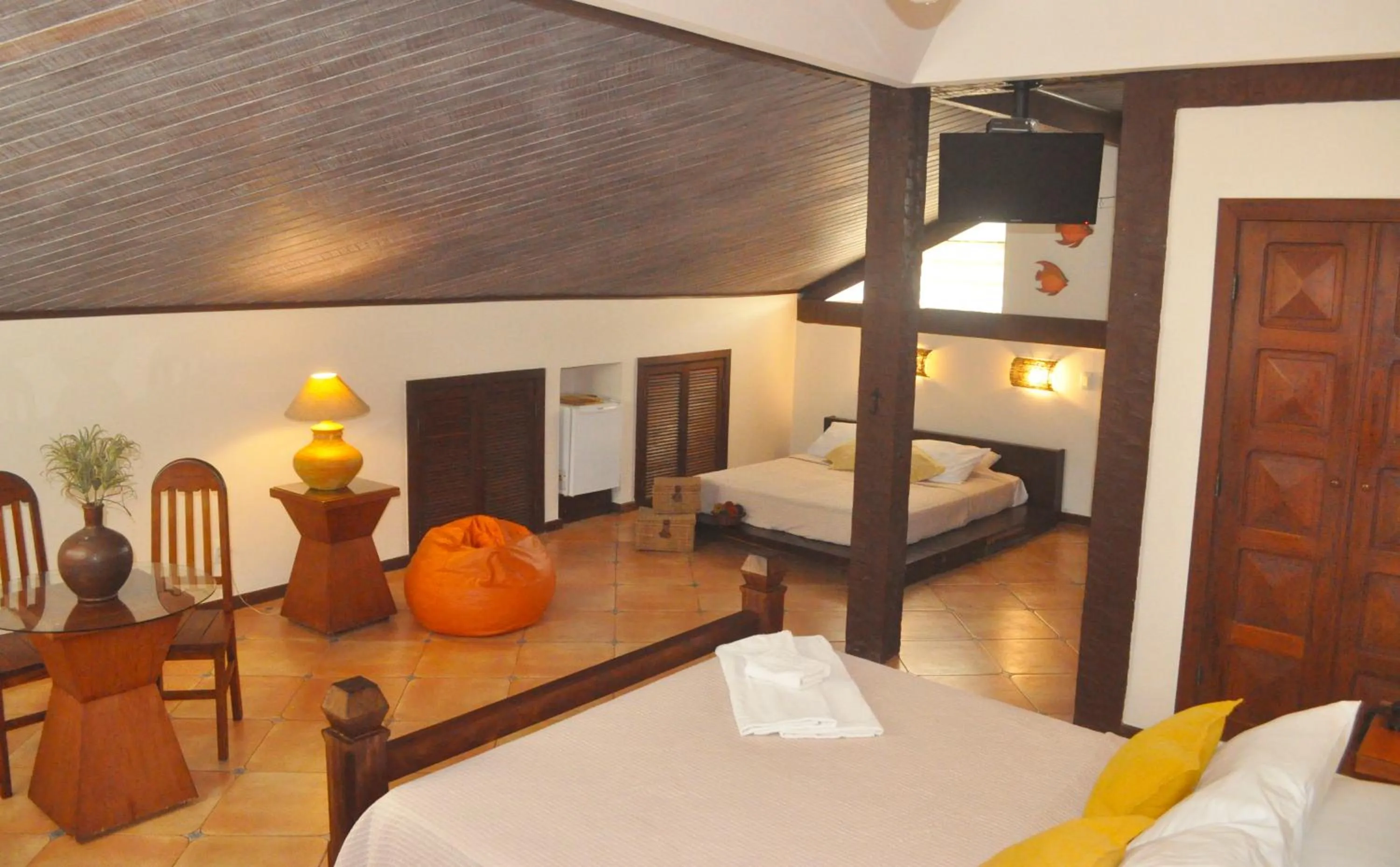 Bed in Pousada Caminho do Sol