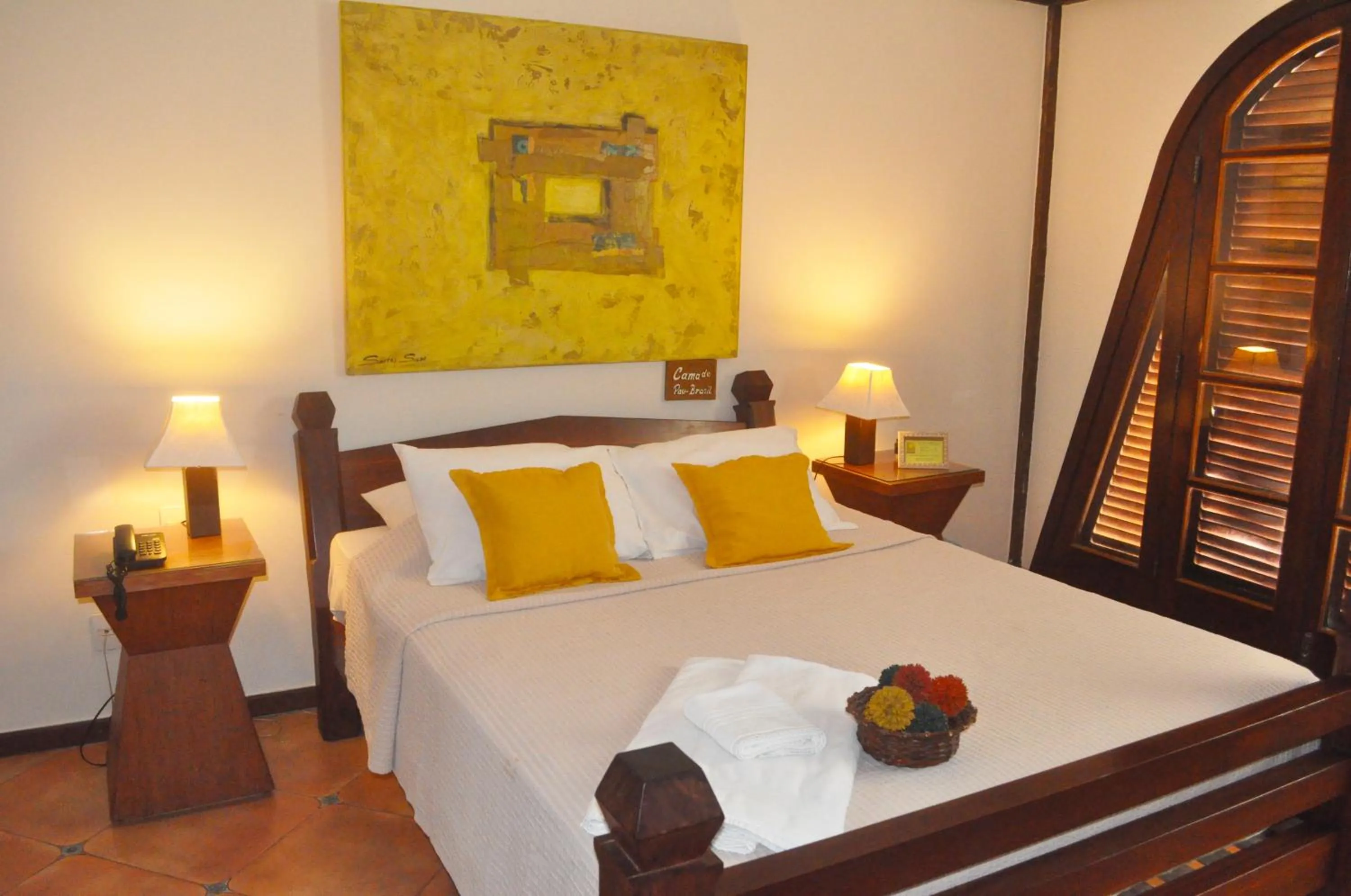 Bedroom, Bed in Pousada Caminho do Sol