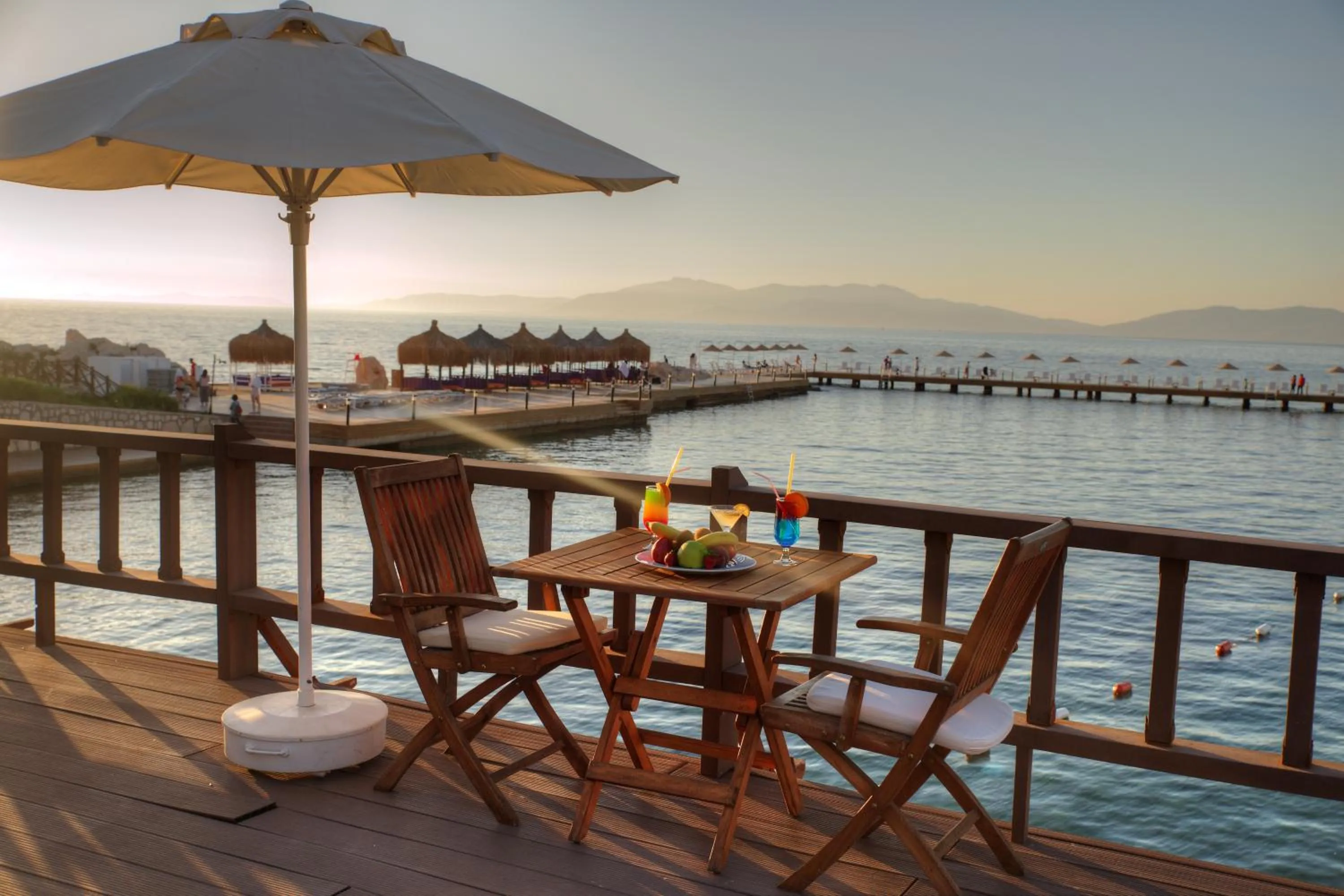 Patio in Le Bleu Hotel & Resort Kusadasi