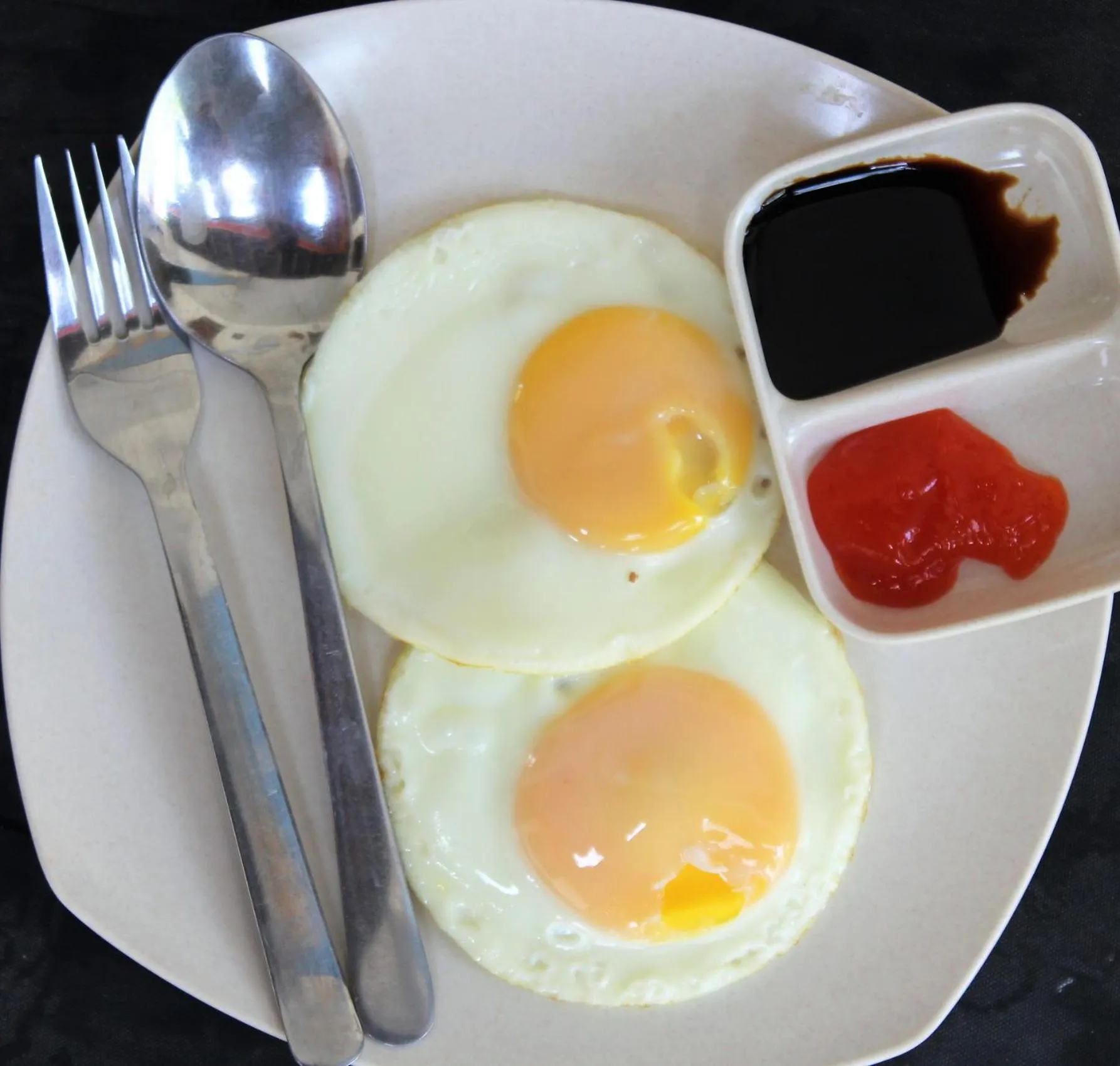 Continental breakfast in Prasi Sunset Bungalows