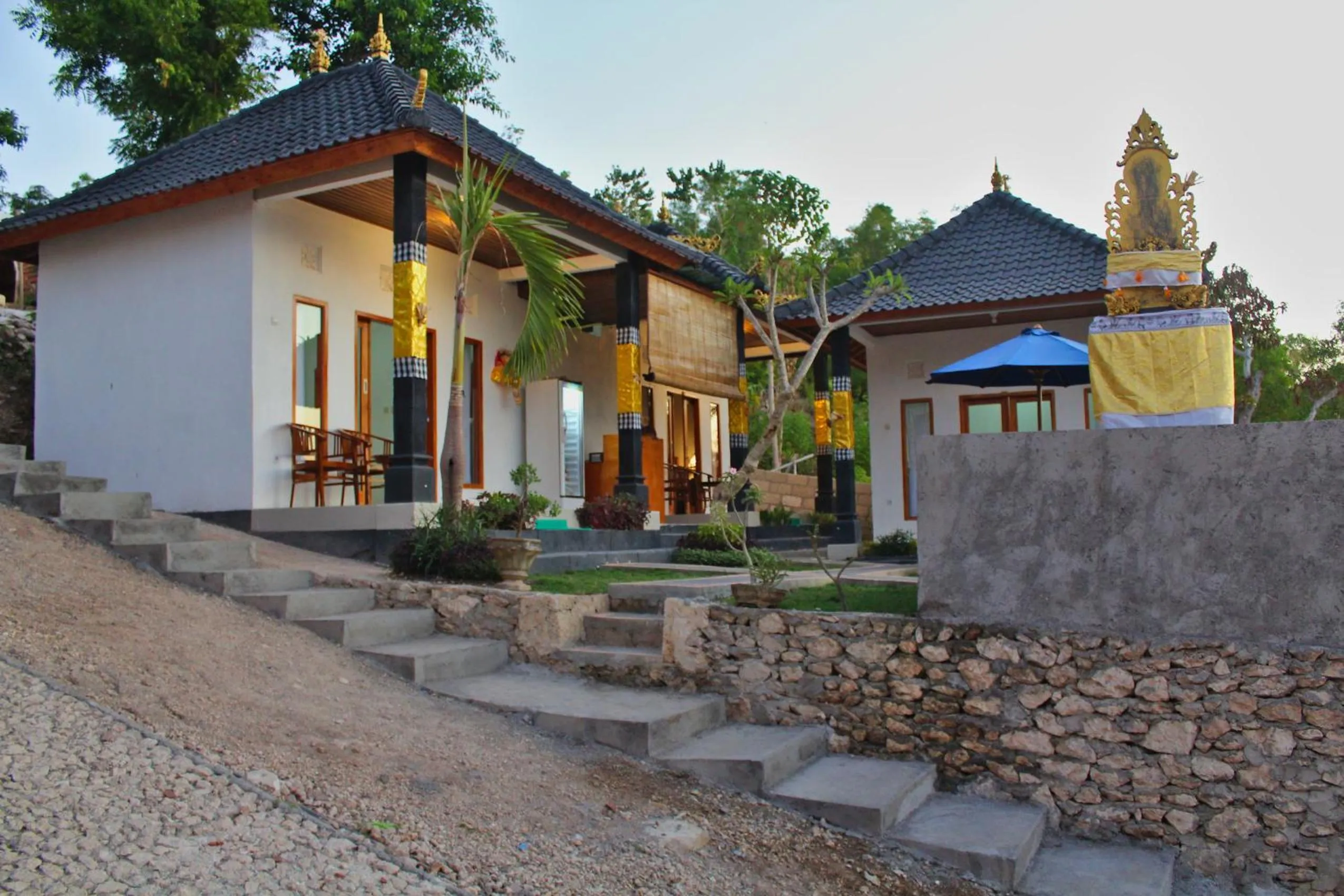 Facade/entrance in Prasi Sunset Bungalows