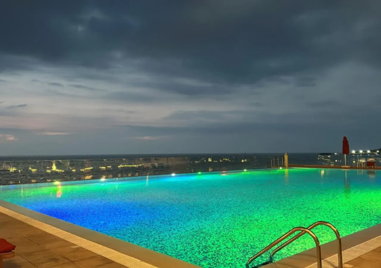 Swimming pool in Lancaster Eden Bay