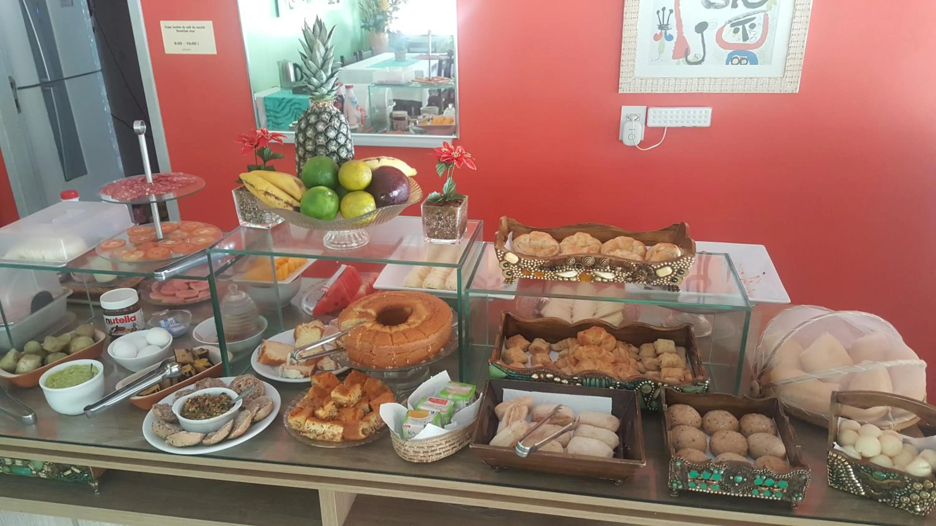 Buffet breakfast in Pousada Entre as Águas