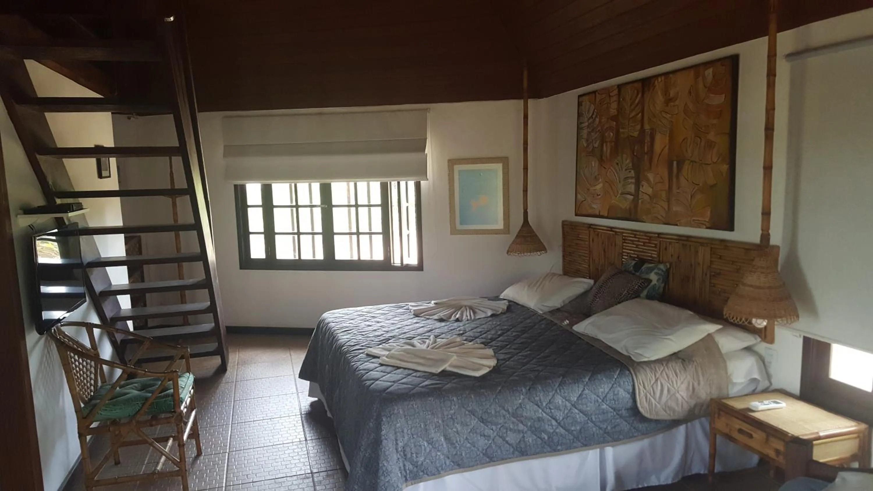 Bed in Pousada Entre as Águas