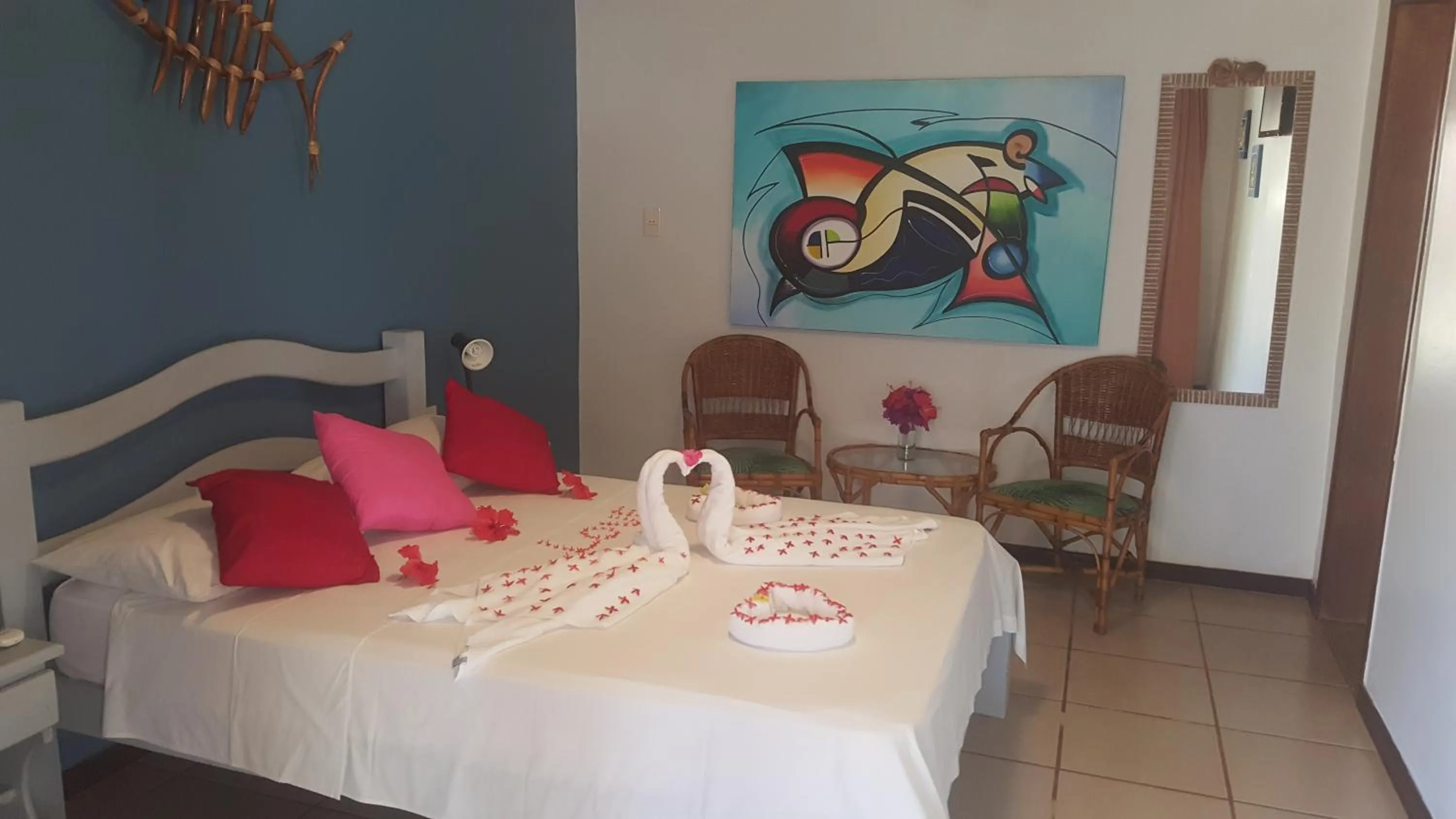 Photo of the whole room, Bed in Pousada Entre as Águas