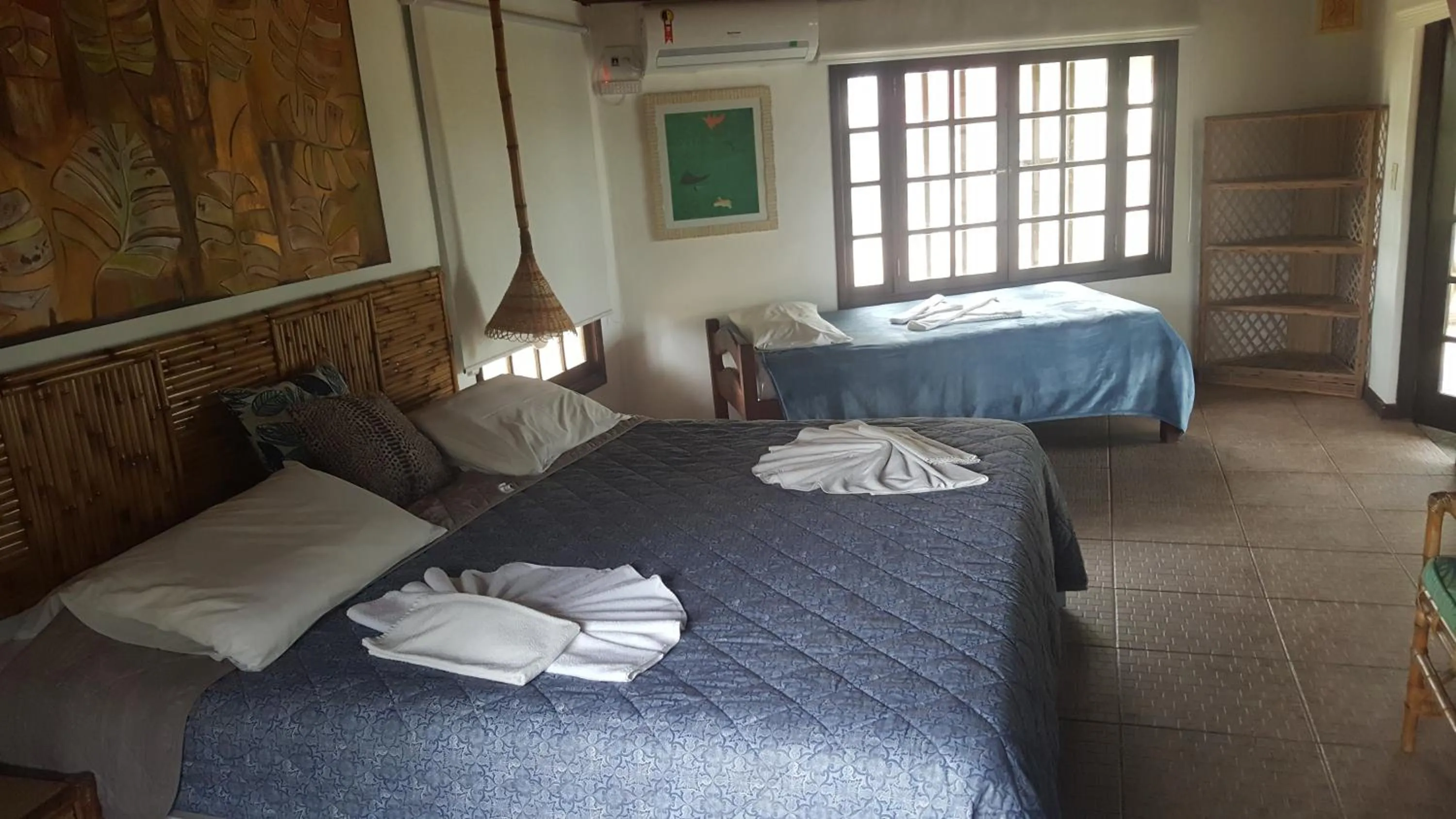 Bed in Pousada Entre as Águas