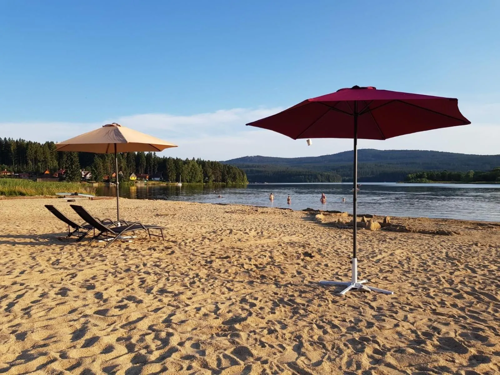 Beach in Fontána Lipno
