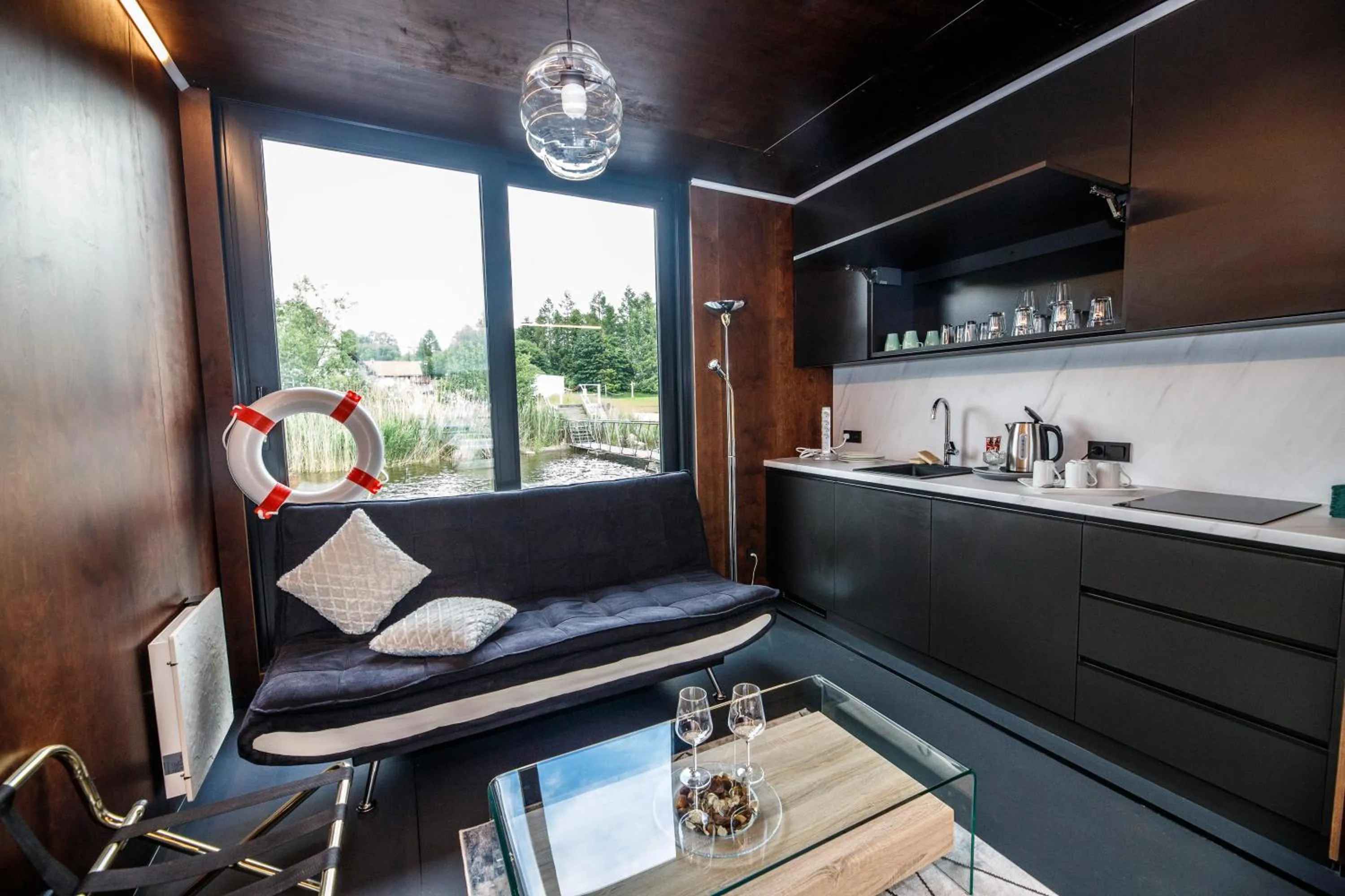 Seating area in Fontána Lipno