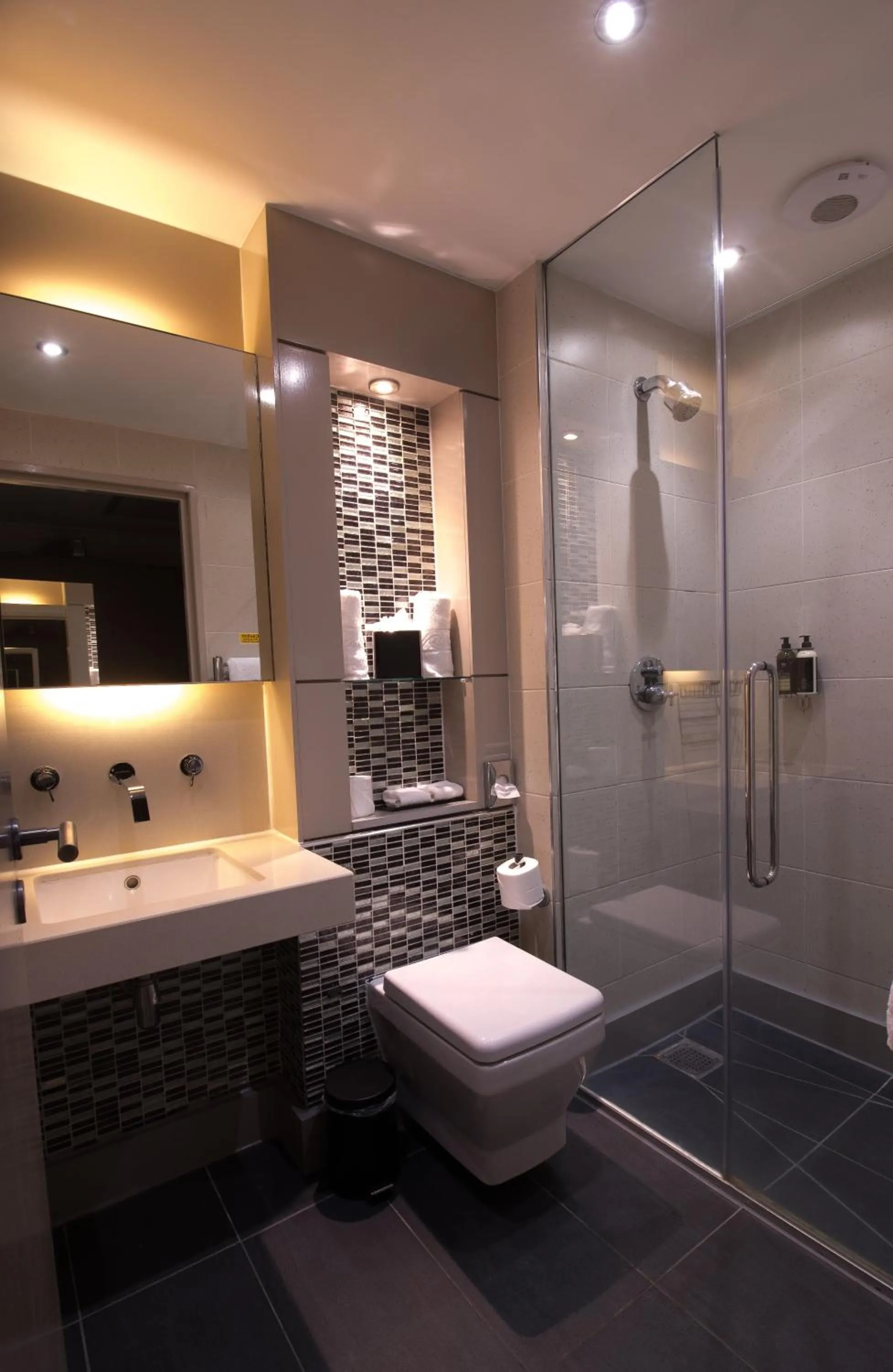 Shower in The Continental Hotel, Heathrow