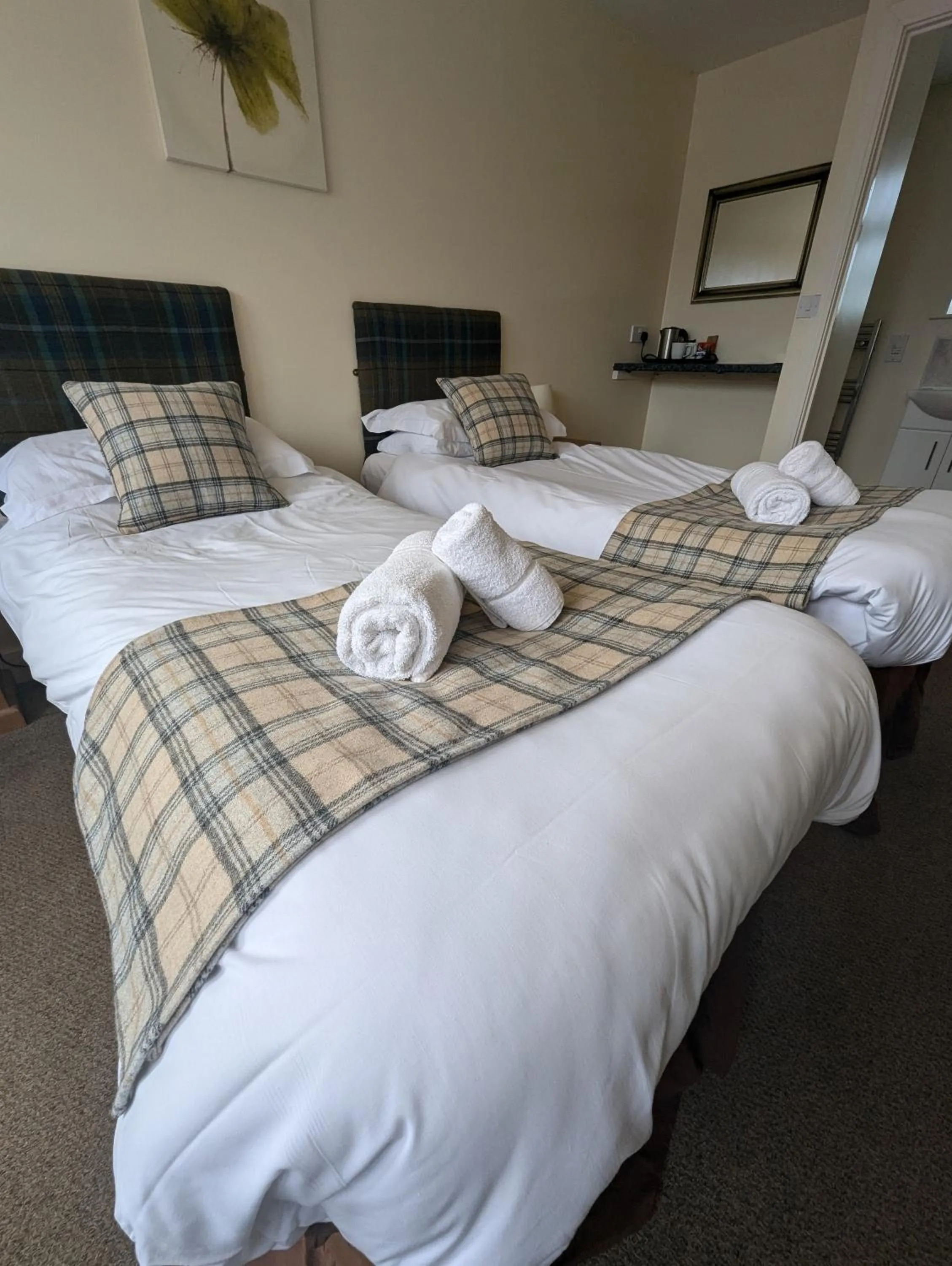 Bed in The Yew Tree at Longhope