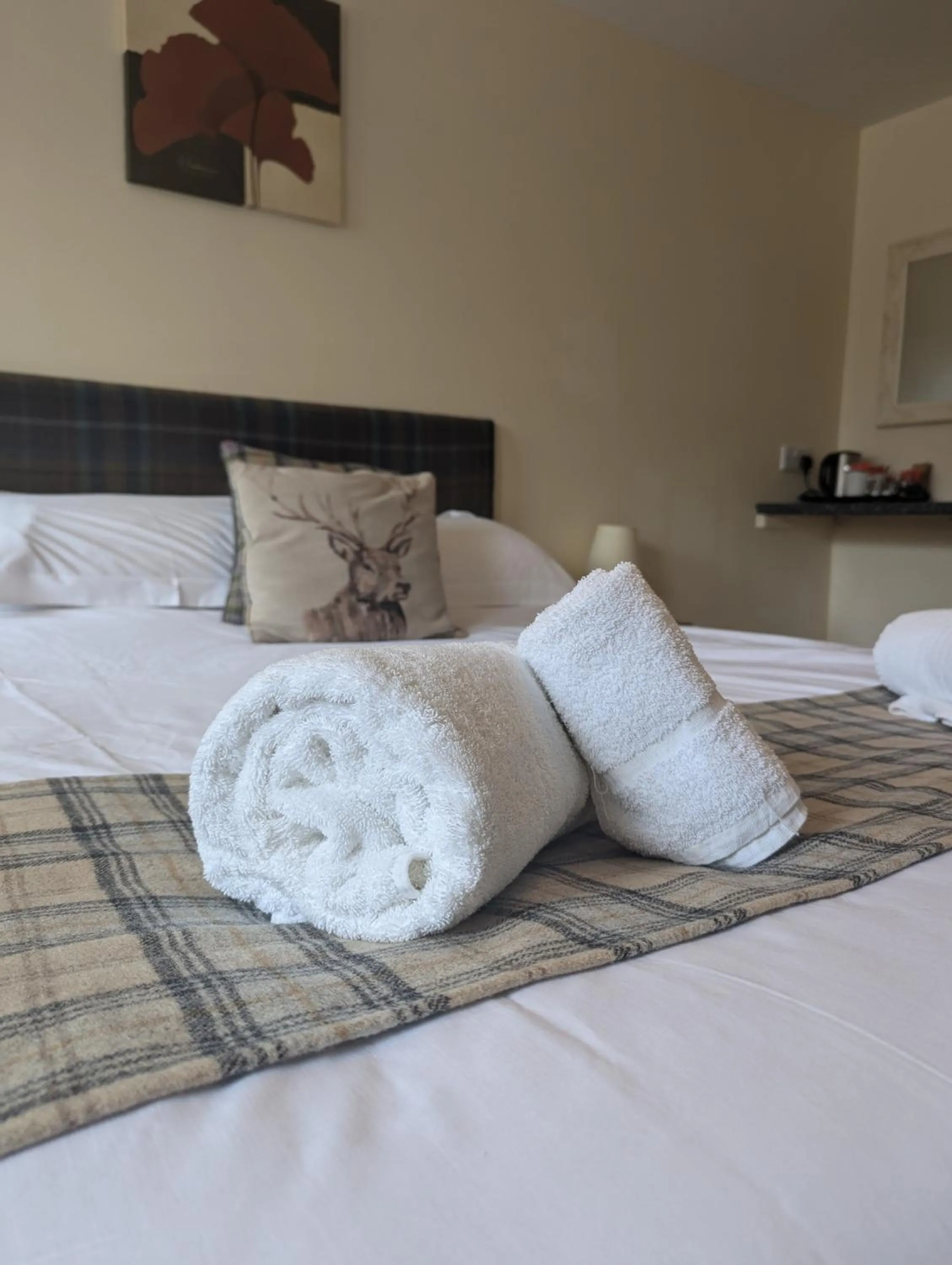 Bed in The Yew Tree at Longhope