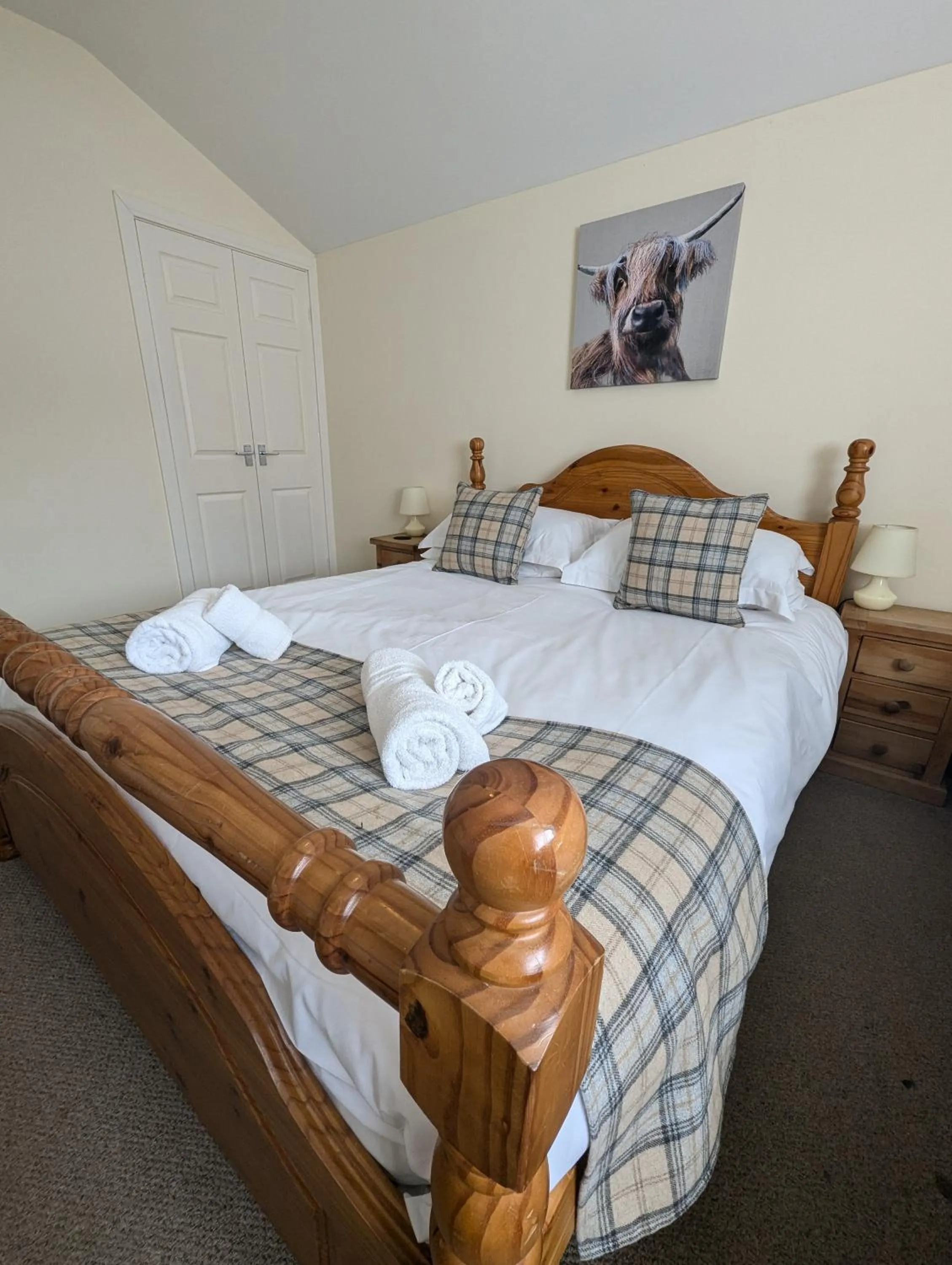 Bed in The Yew Tree at Longhope