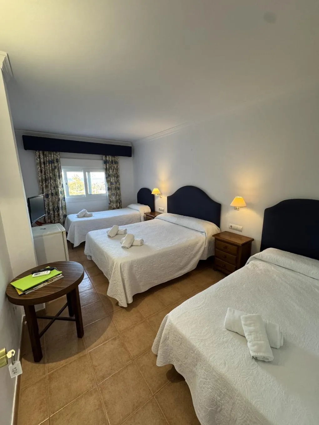 Bed in Hotel Las Camelias