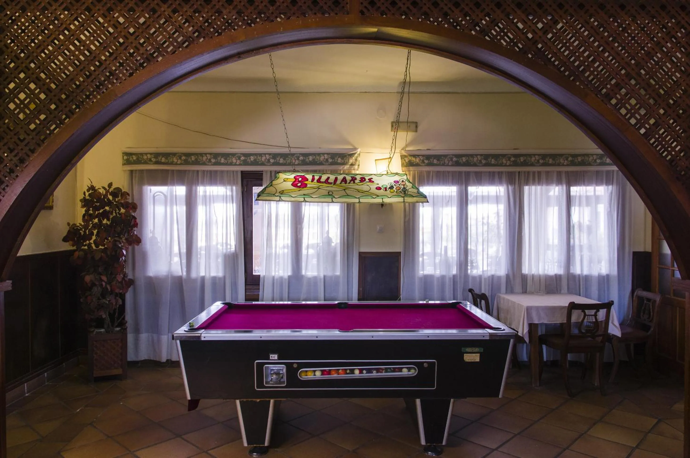 Billiard in Hotel Las Camelias