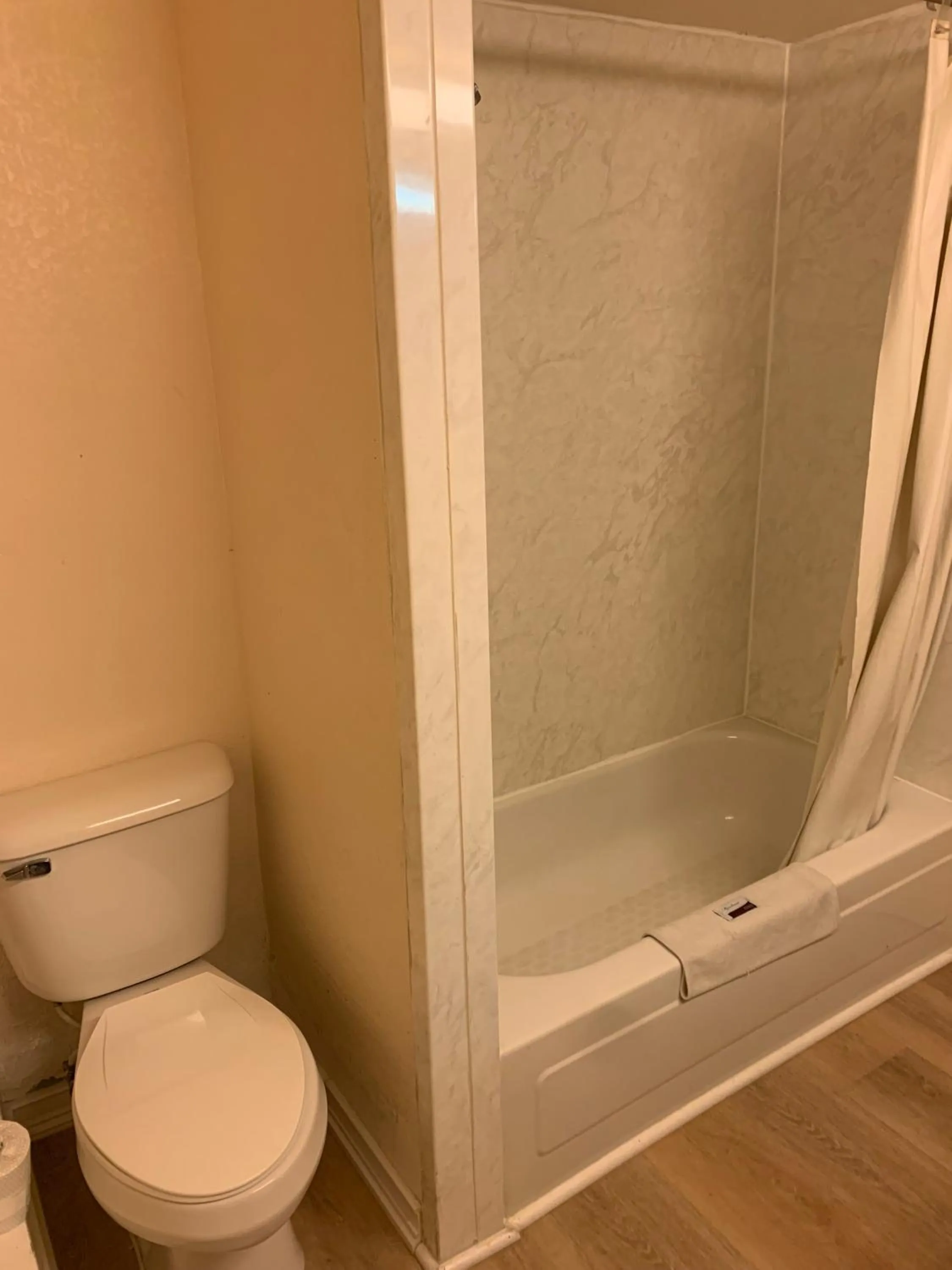 Toilet in Tollway Inn Beloit