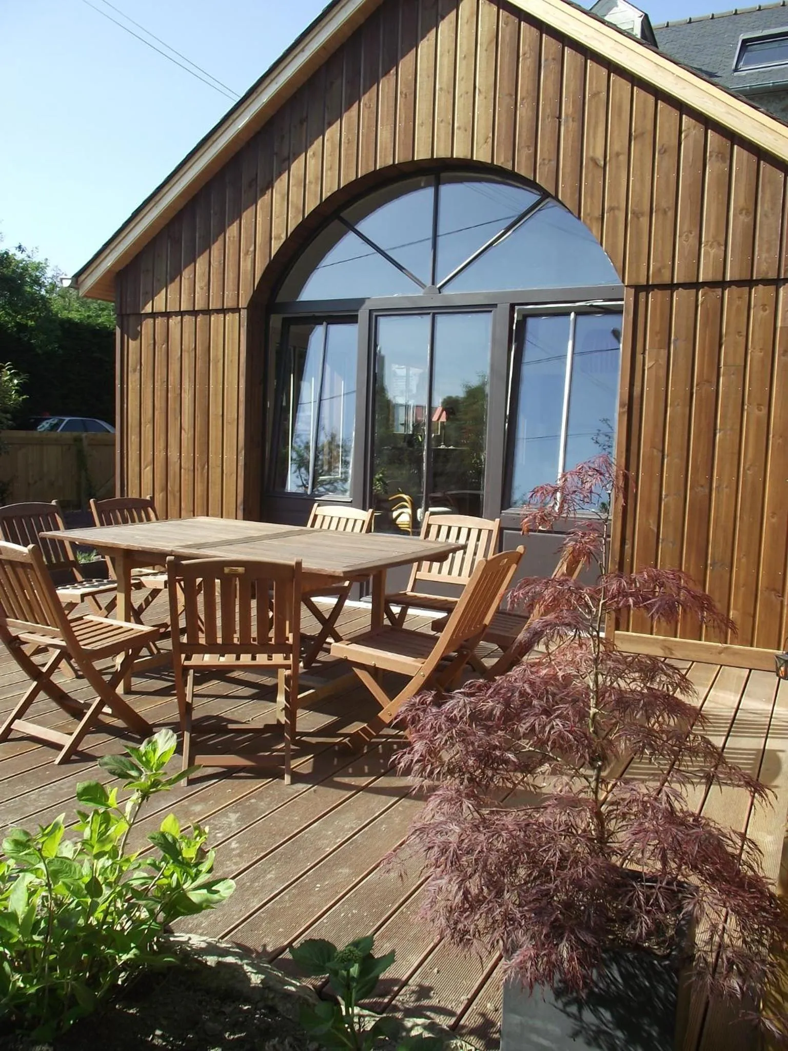 Garden in Chambres d'hôtes Le Clos d'Enhaut