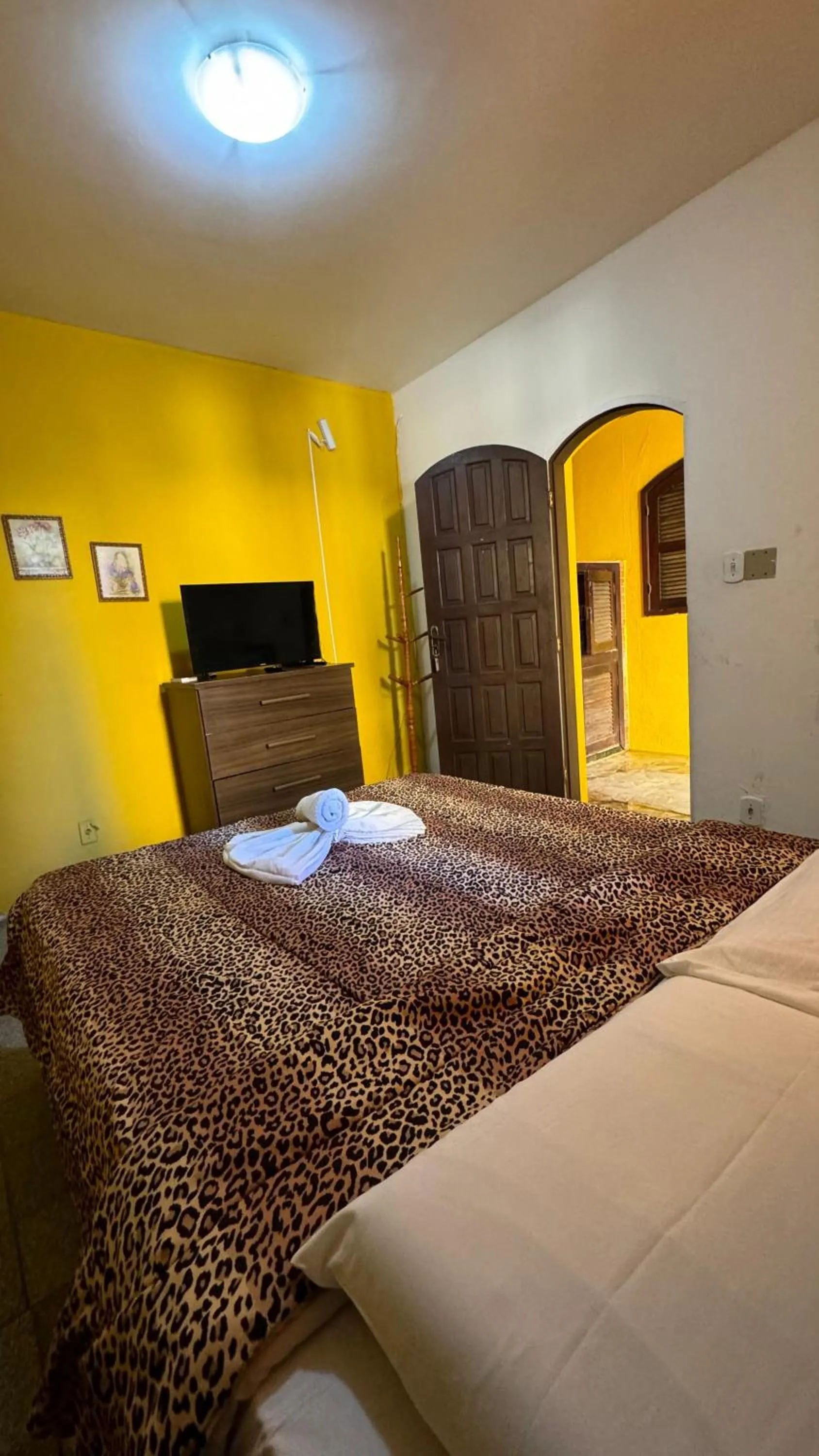 Bed in Pousada Pratagy