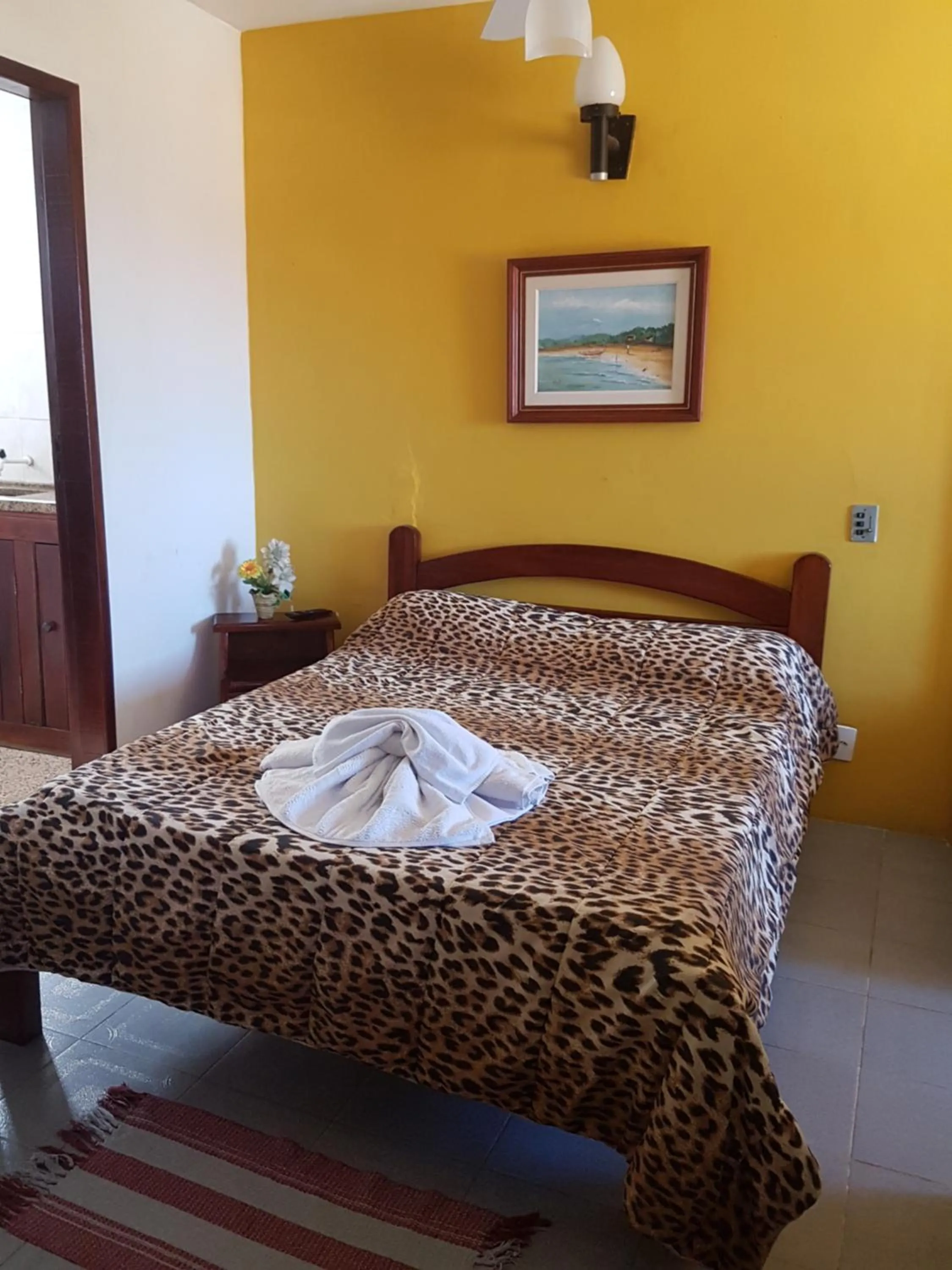 Bed in Pousada Pratagy