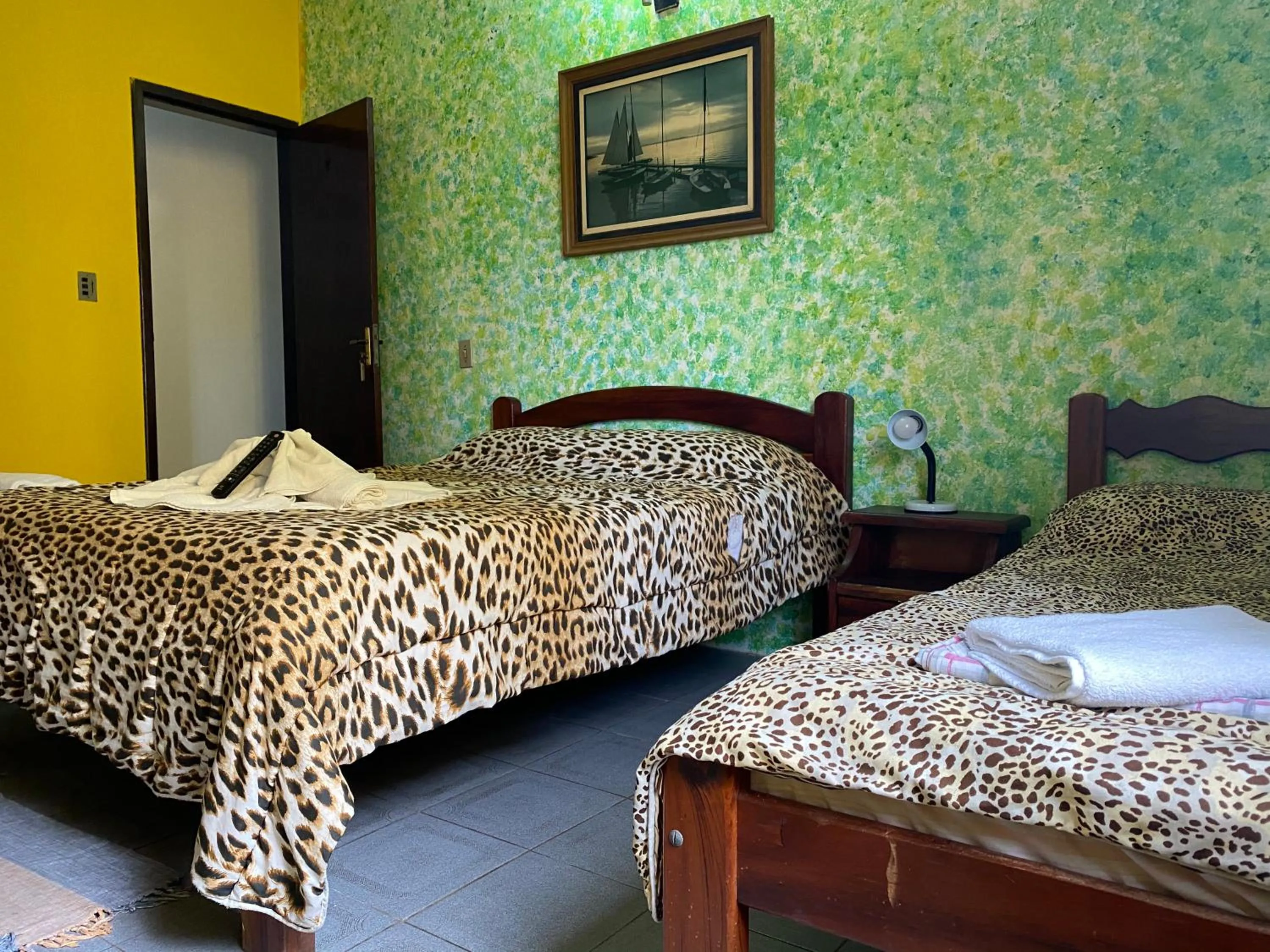 Bed in Pousada Pratagy