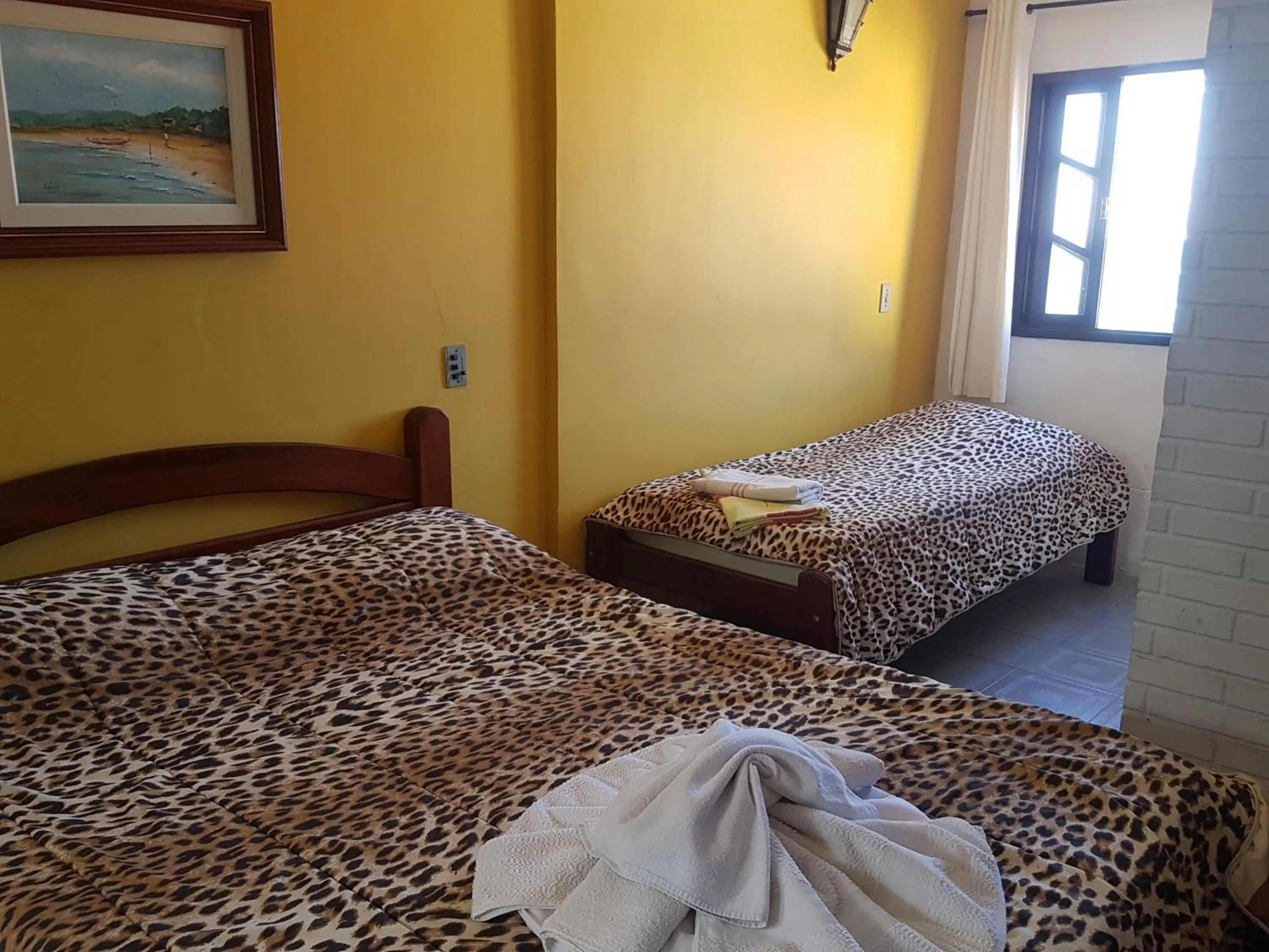 Bed in Pousada Pratagy