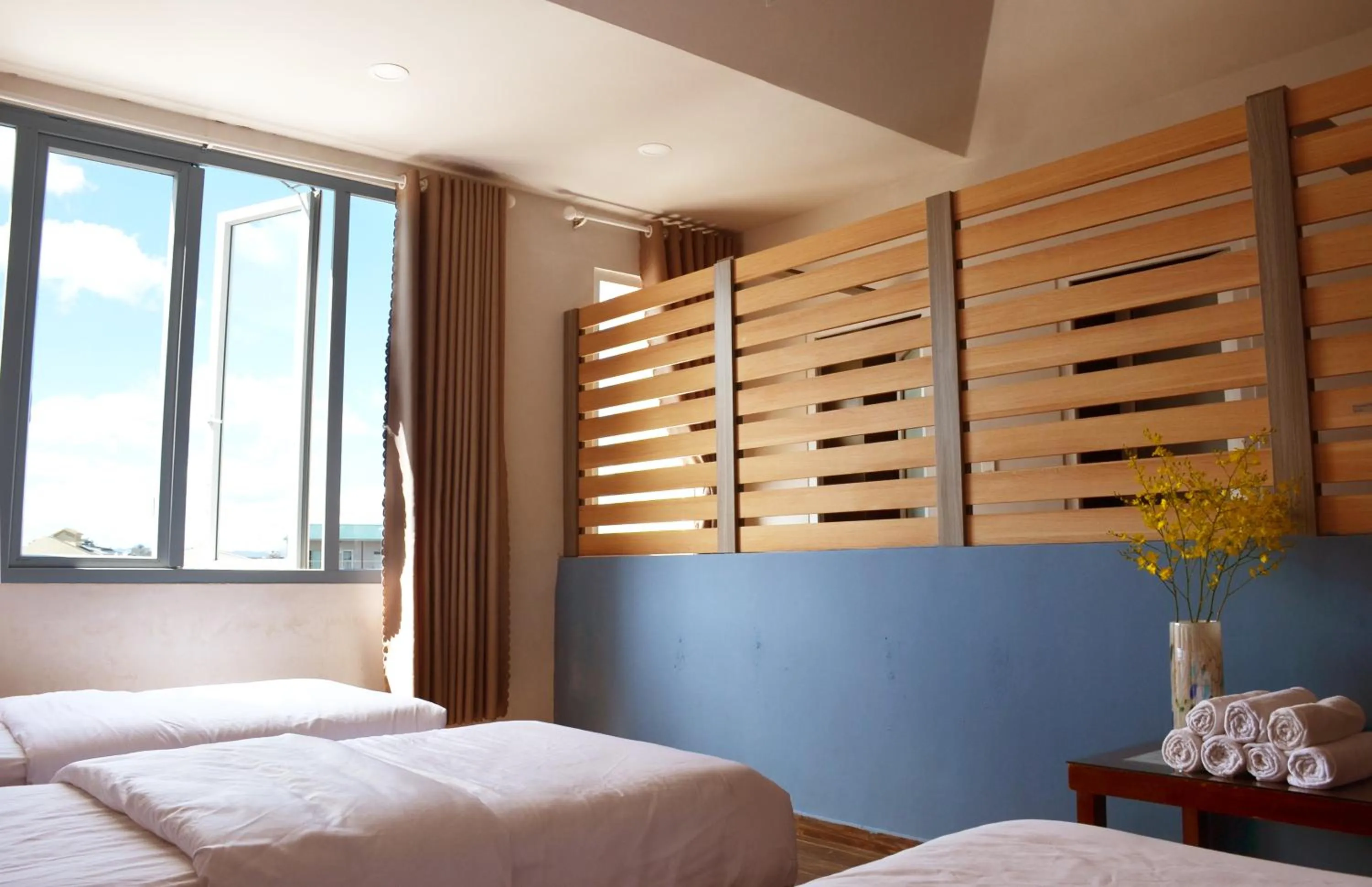 Bed in Street View Hotel & Apartment