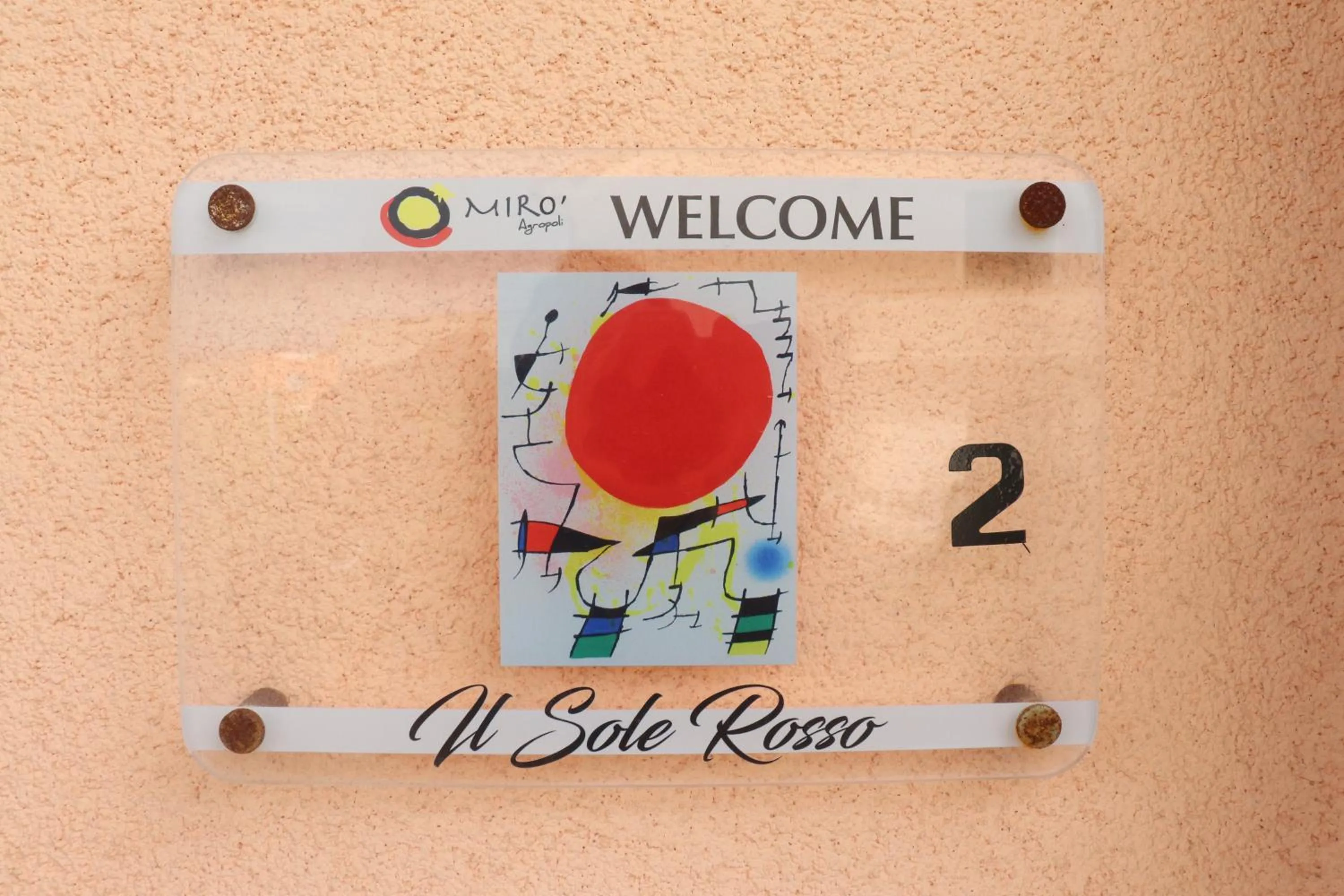 Text overlay in Miro' Agropoli