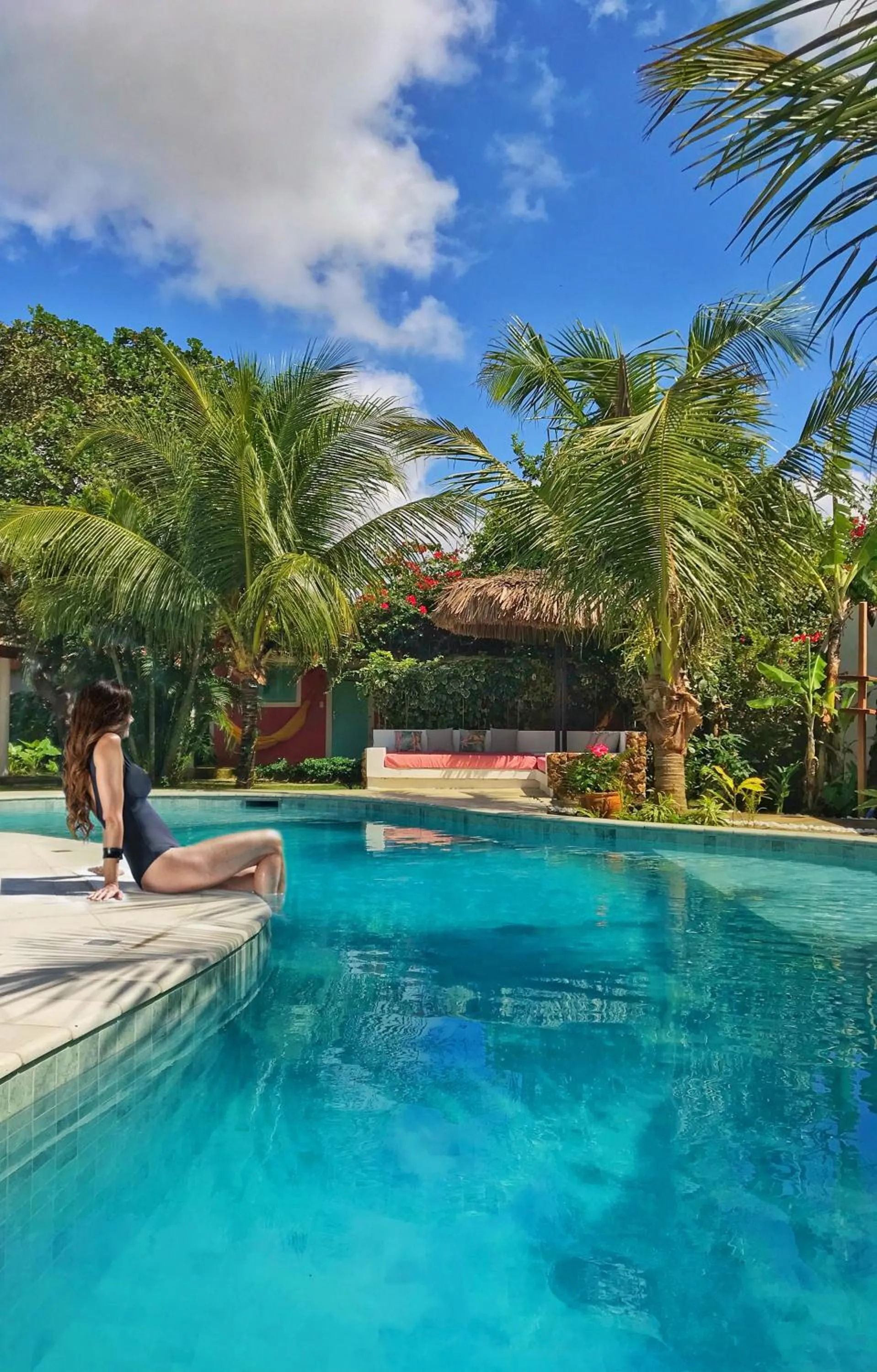 Swimming pool in Pousada Ilha do Vento