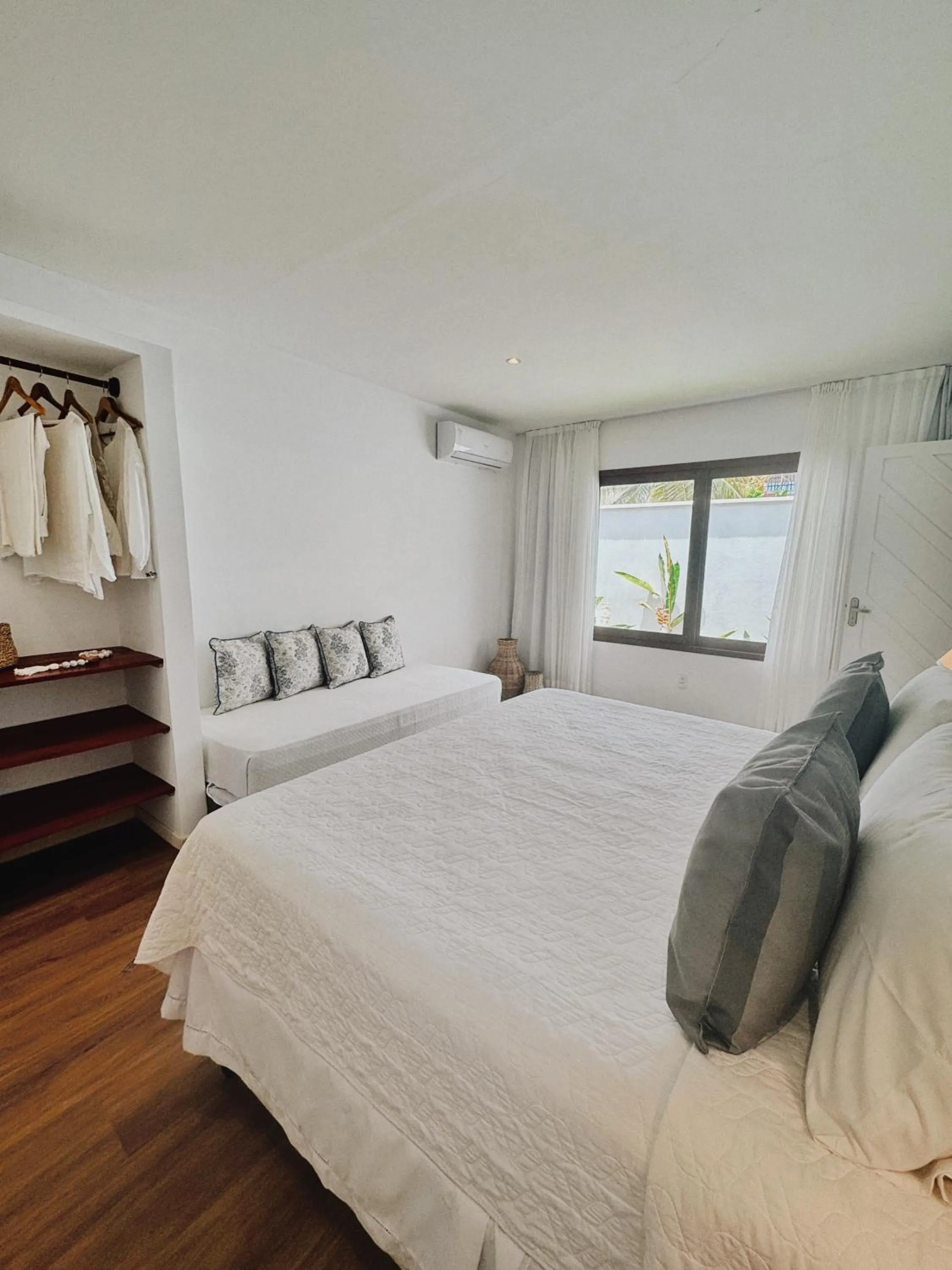 Bed in Pousada Ilha do Vento