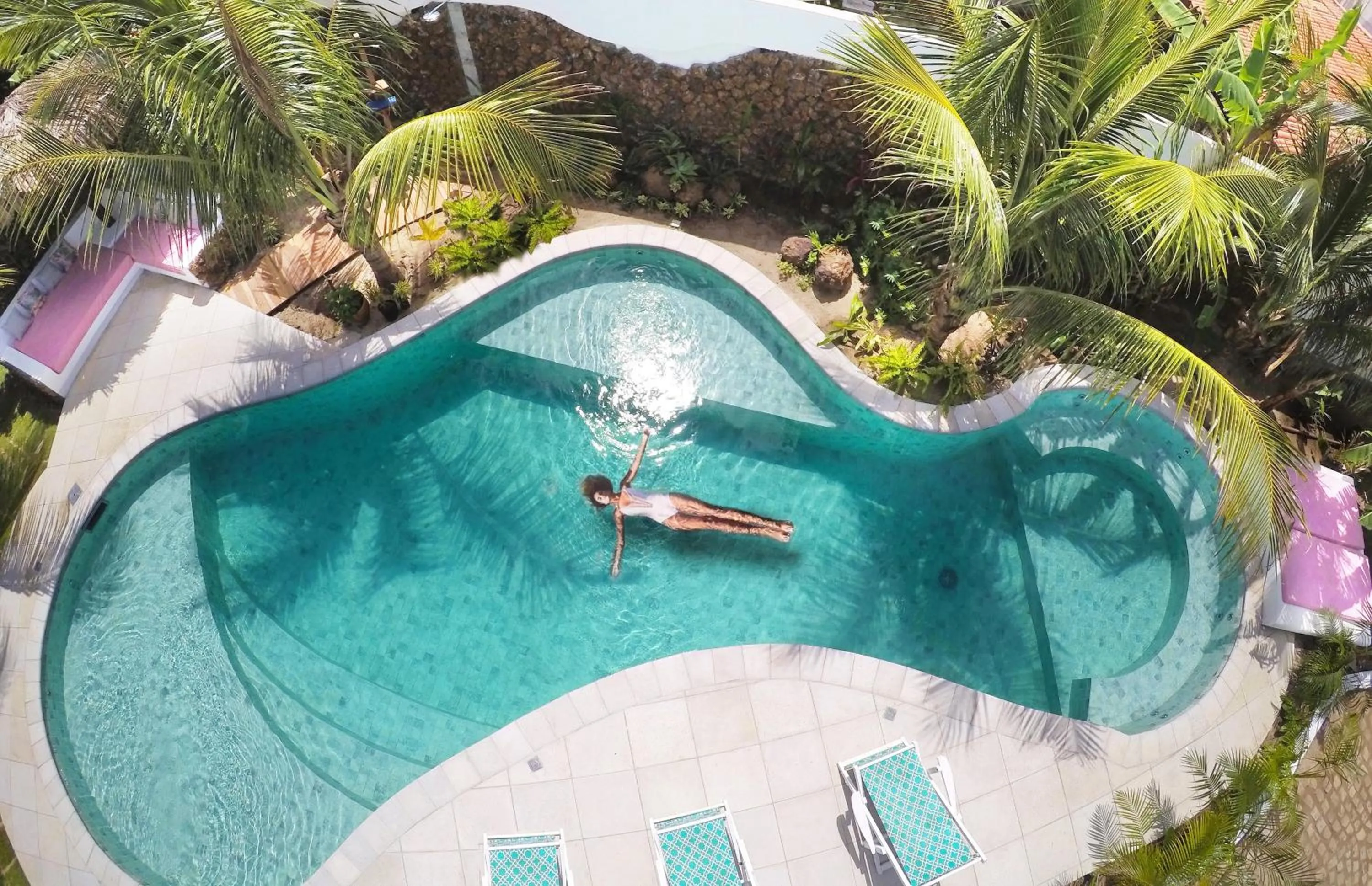 Pool view in Pousada Ilha do Vento
