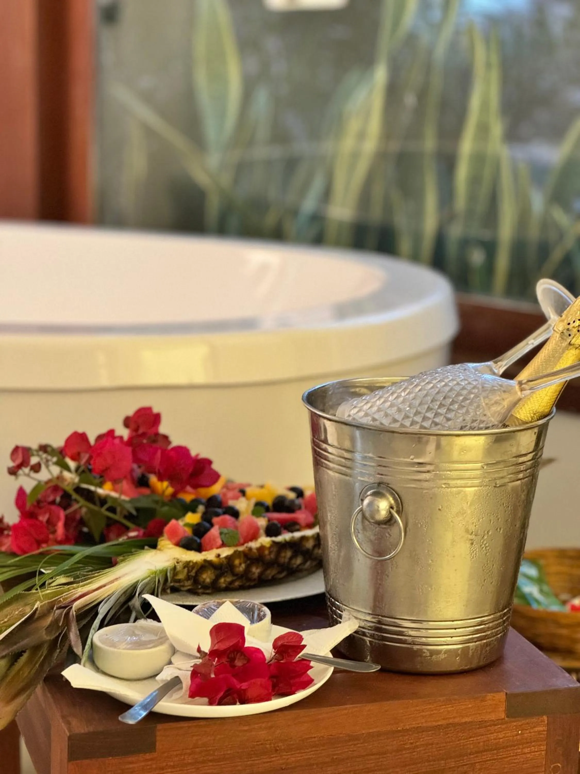 Hot Tub in Pousada Ilha do Vento