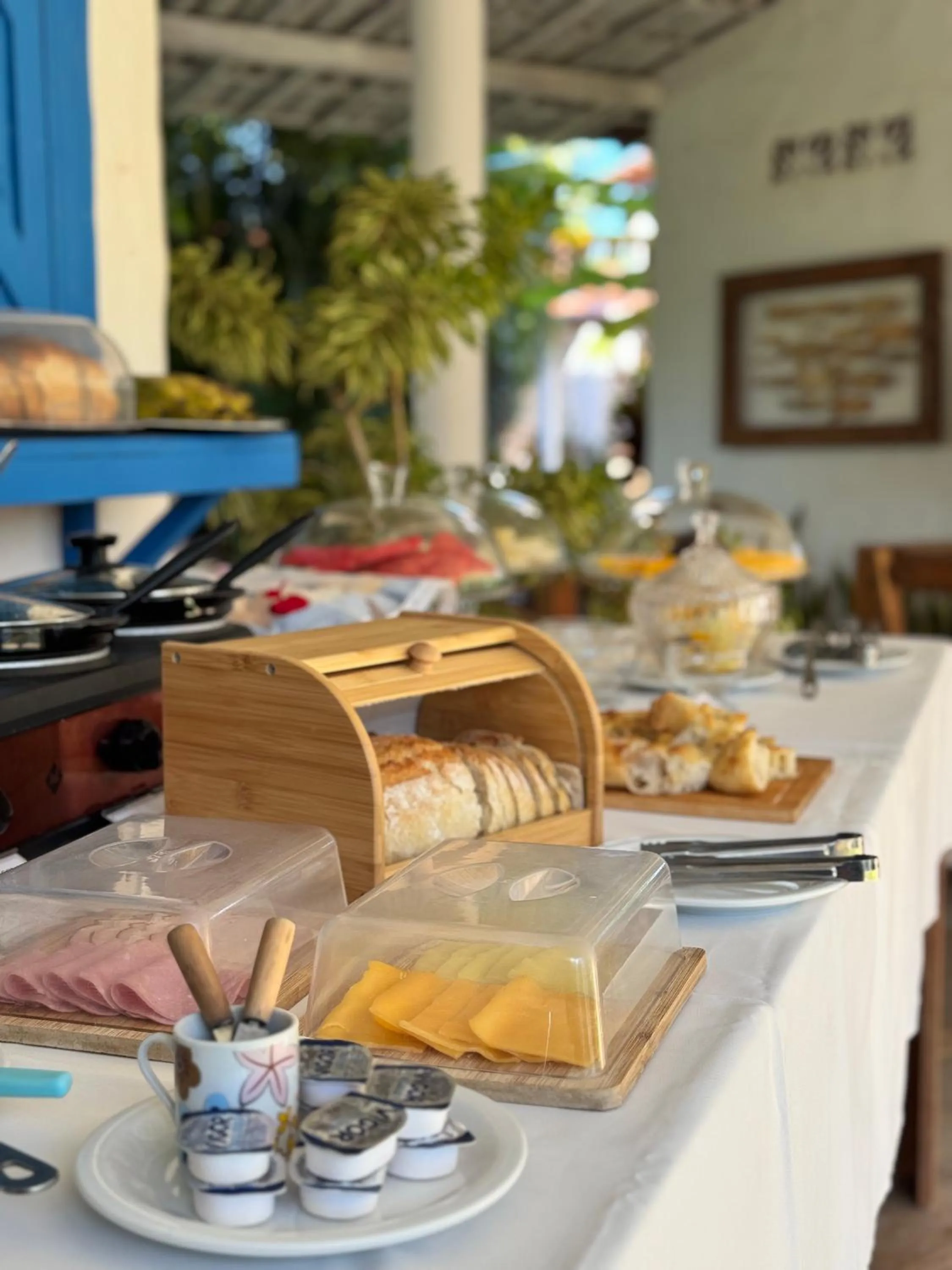 Food and drinks in Pousada Ilha do Vento