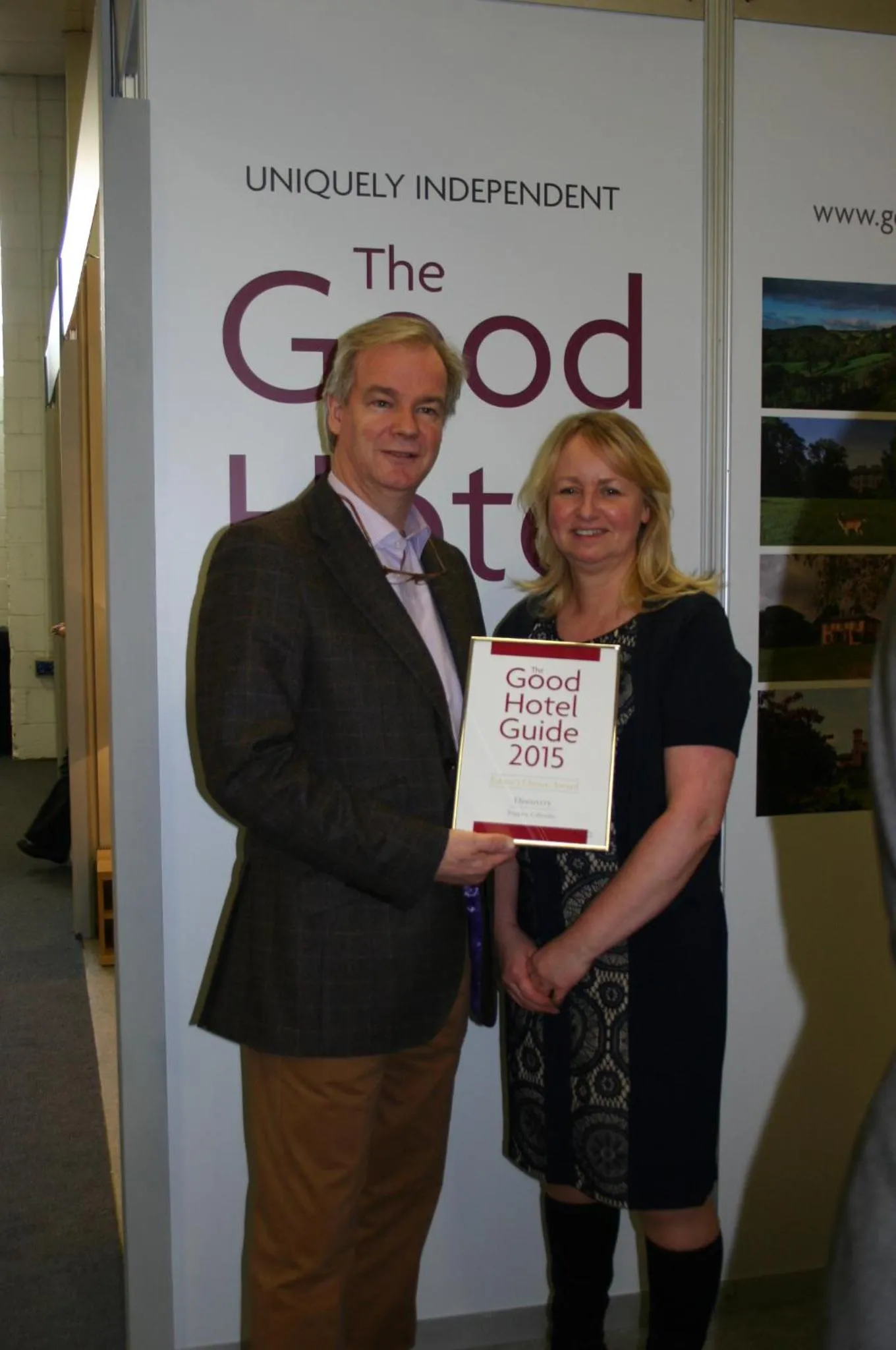 Certificate/Award in Poppies Hotel