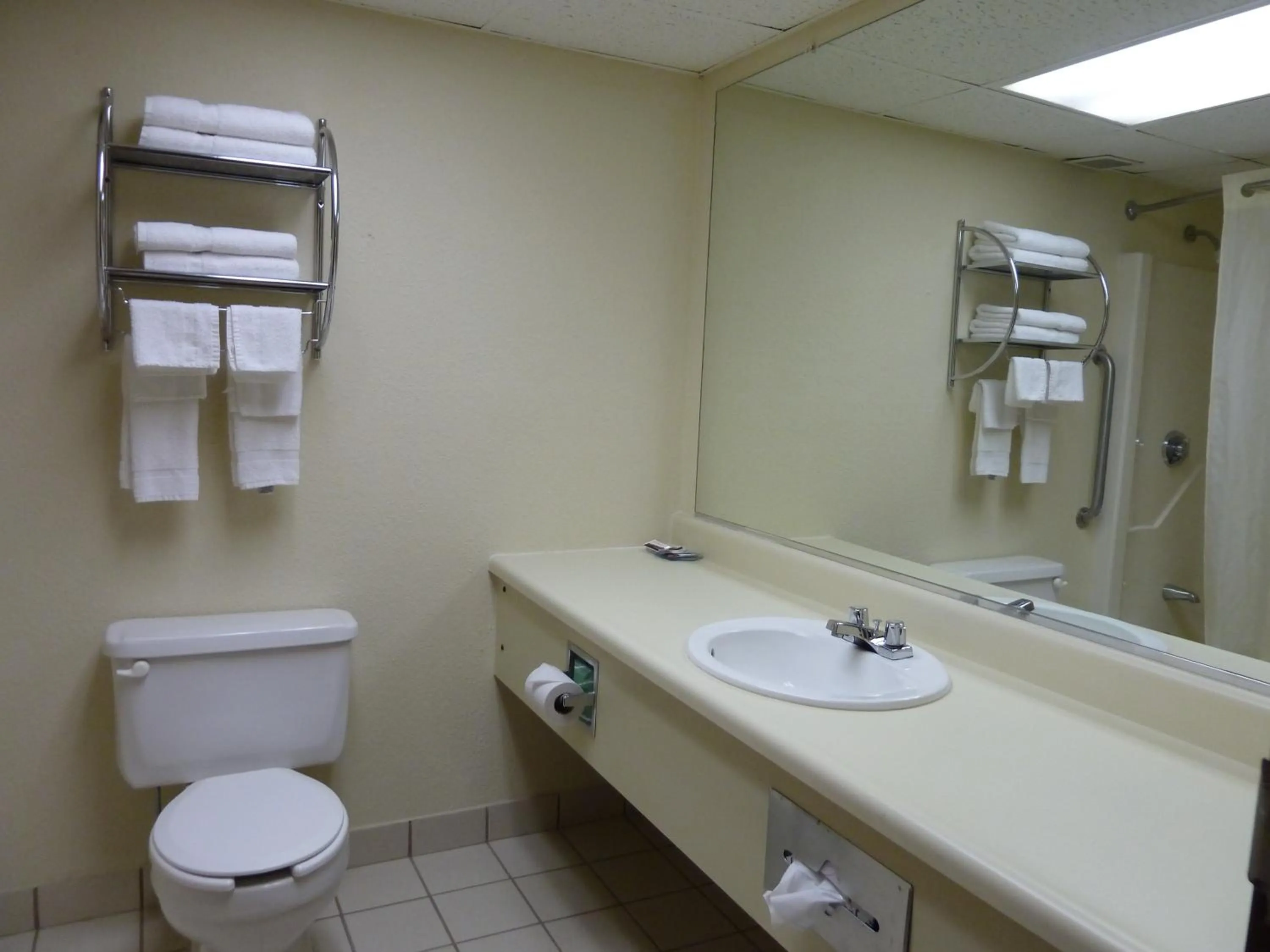 Bathroom in Katahdin Inn & Suites