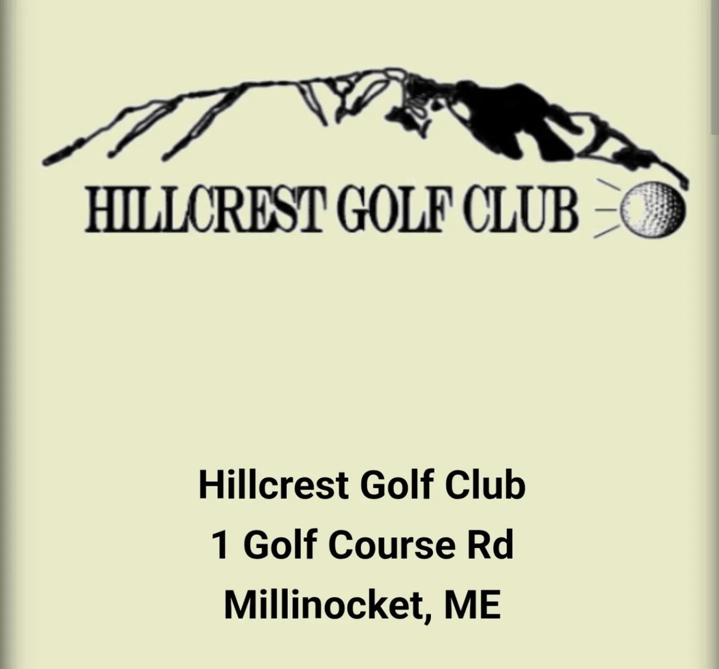 Golfcourse in Katahdin Inn & Suites