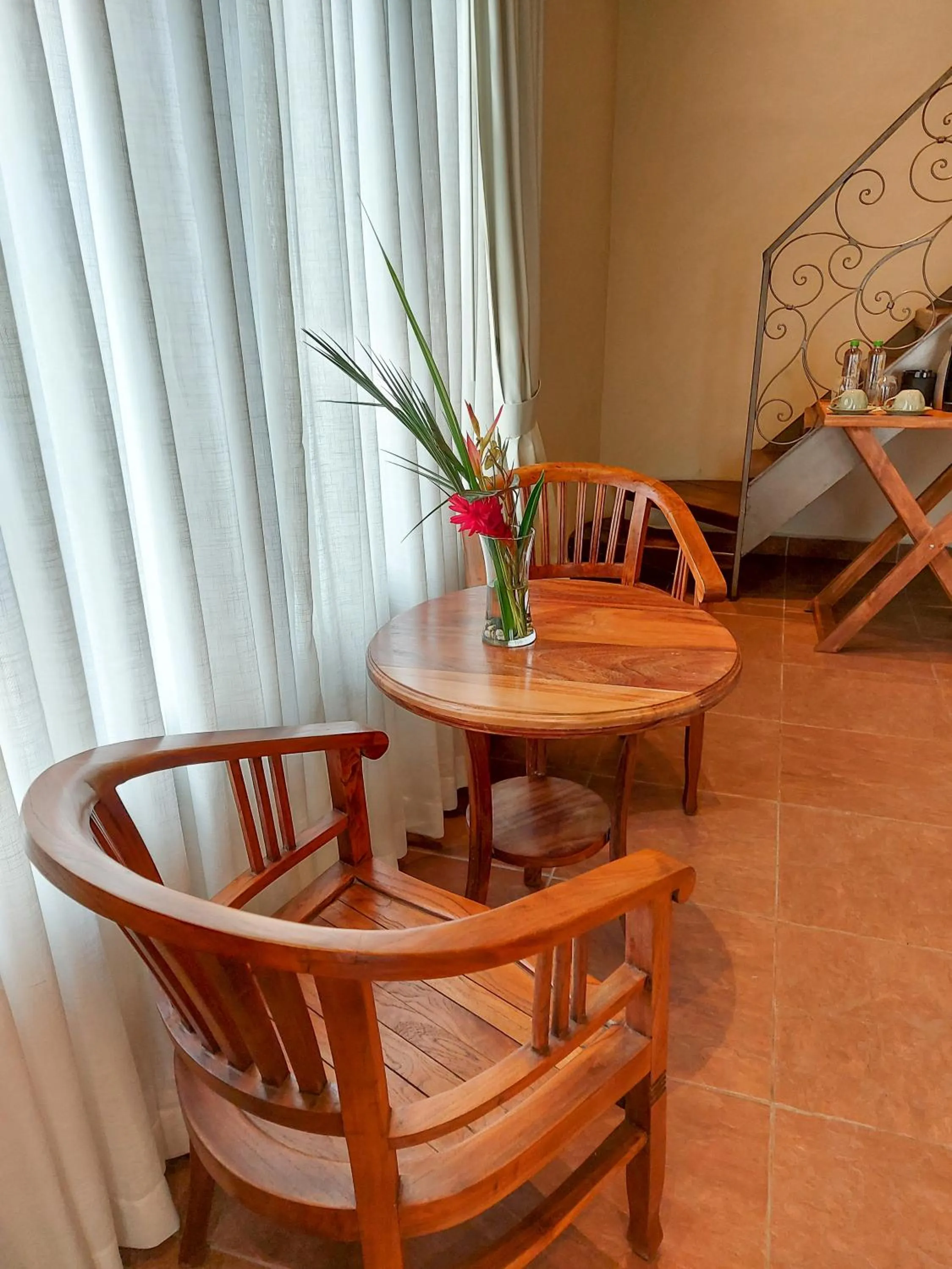 Seating area in The Riverside Inn
