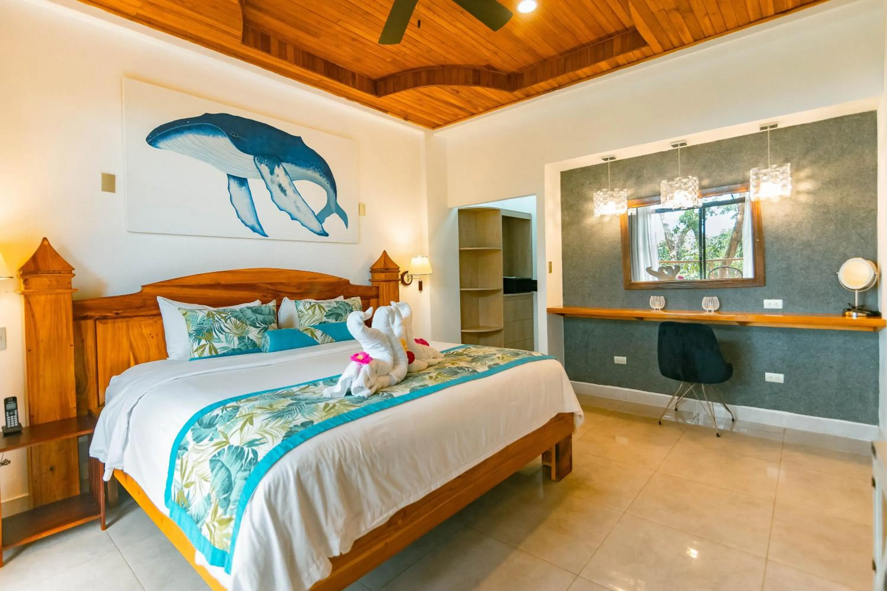 Bed in Hotel San Bada Resort & Spa