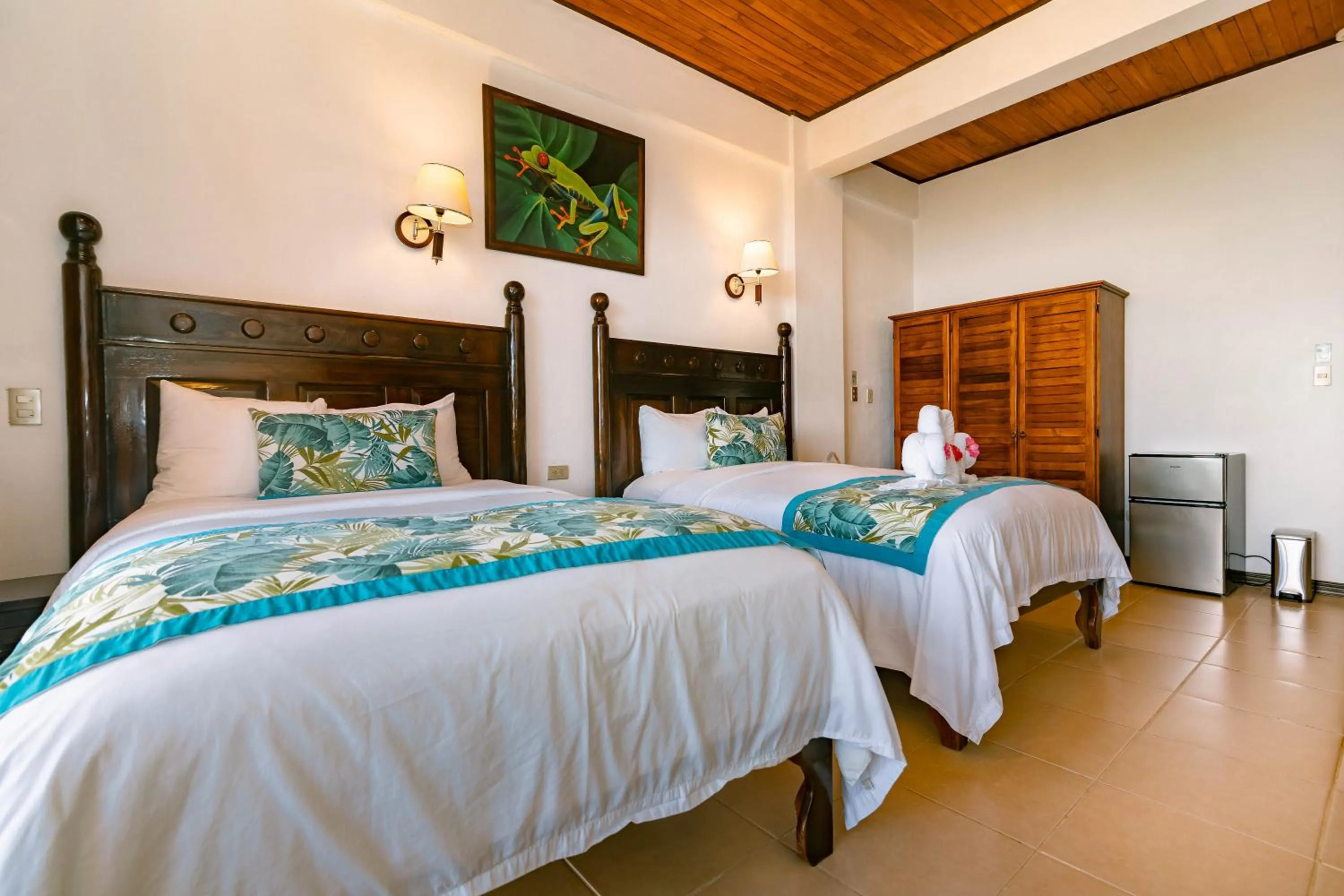 Bed in Hotel San Bada Resort & Spa
