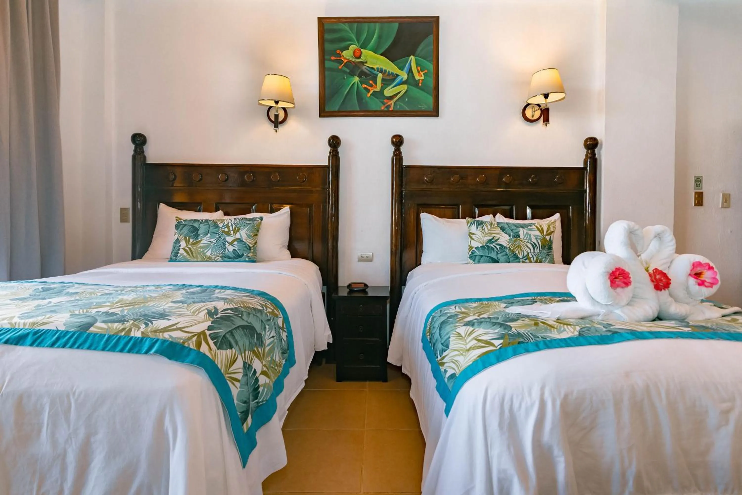 Bed in Hotel San Bada Resort & Spa