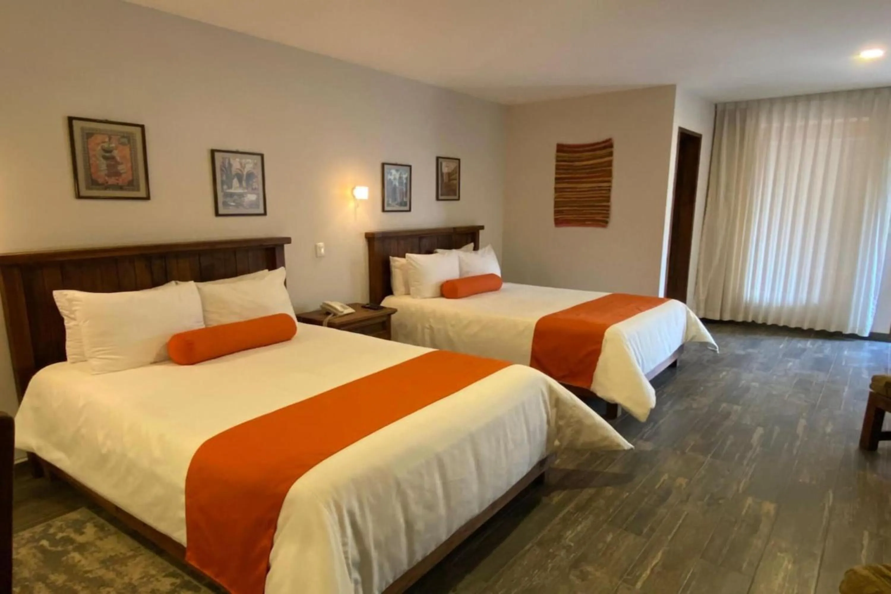 Bedroom, Bed in Collection O Hotel La Huerta Golf & Hotel, Cholula