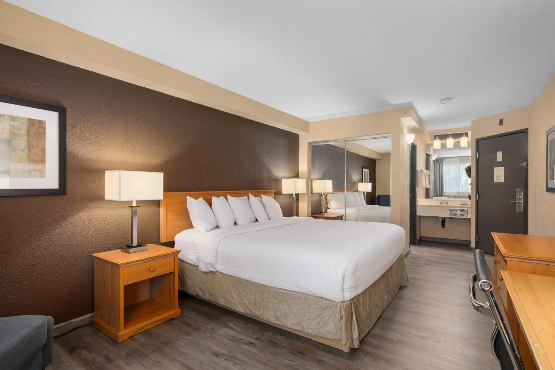 Bed in Ramada by Wyndham Portland