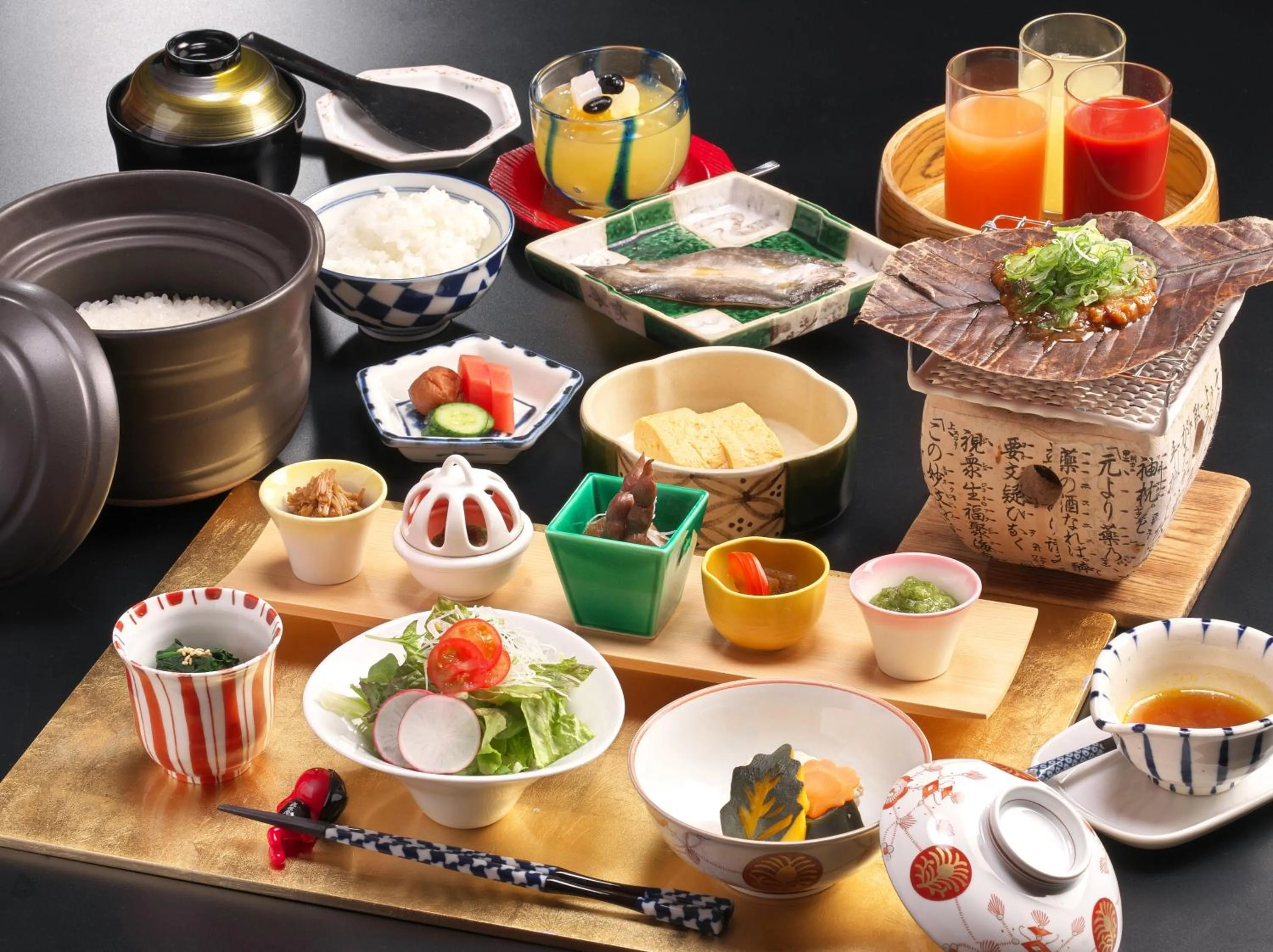 Breakfast in Honjin Hiranoya Kachoan