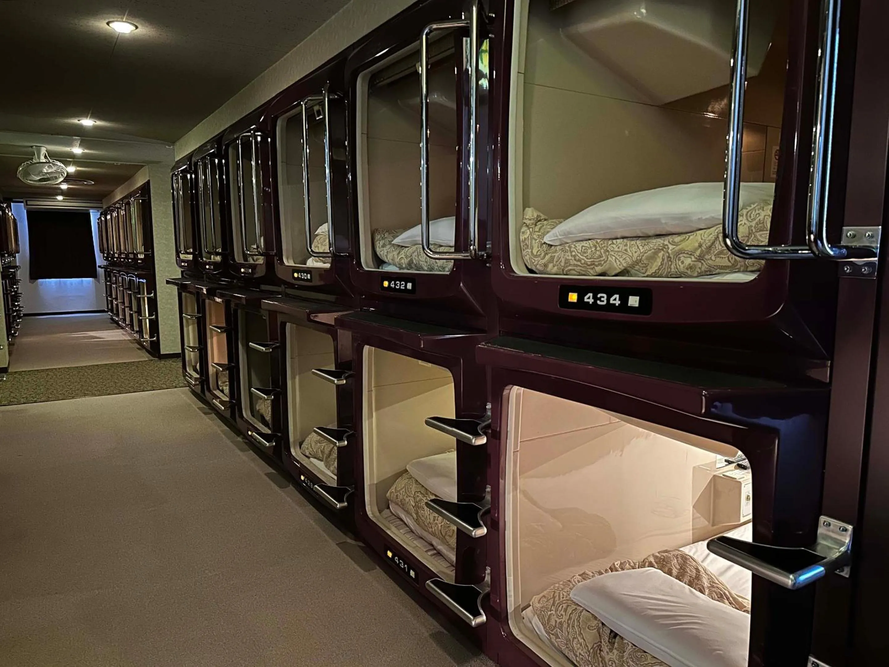 Photo of the whole room, Bed in First Inn Takamatsu