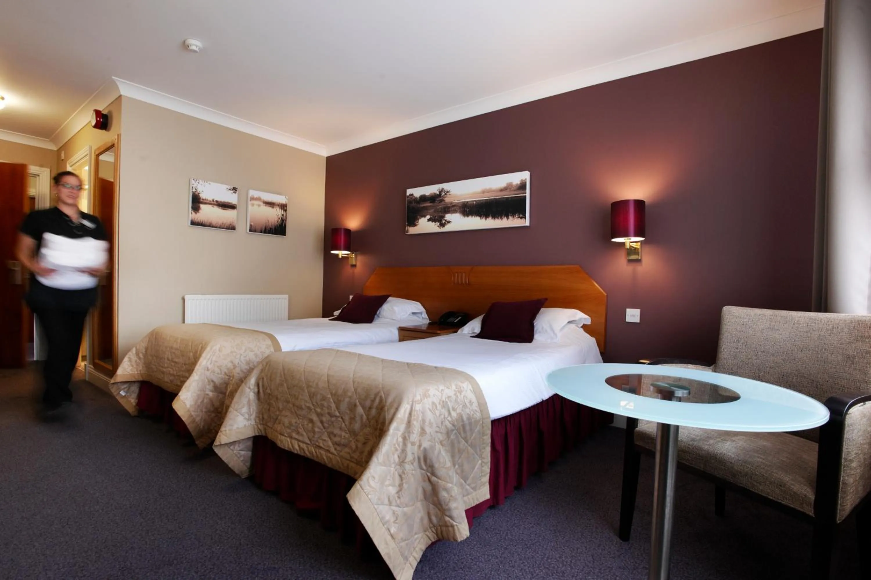 Bed in The Essex Golf & Country Club Hotel